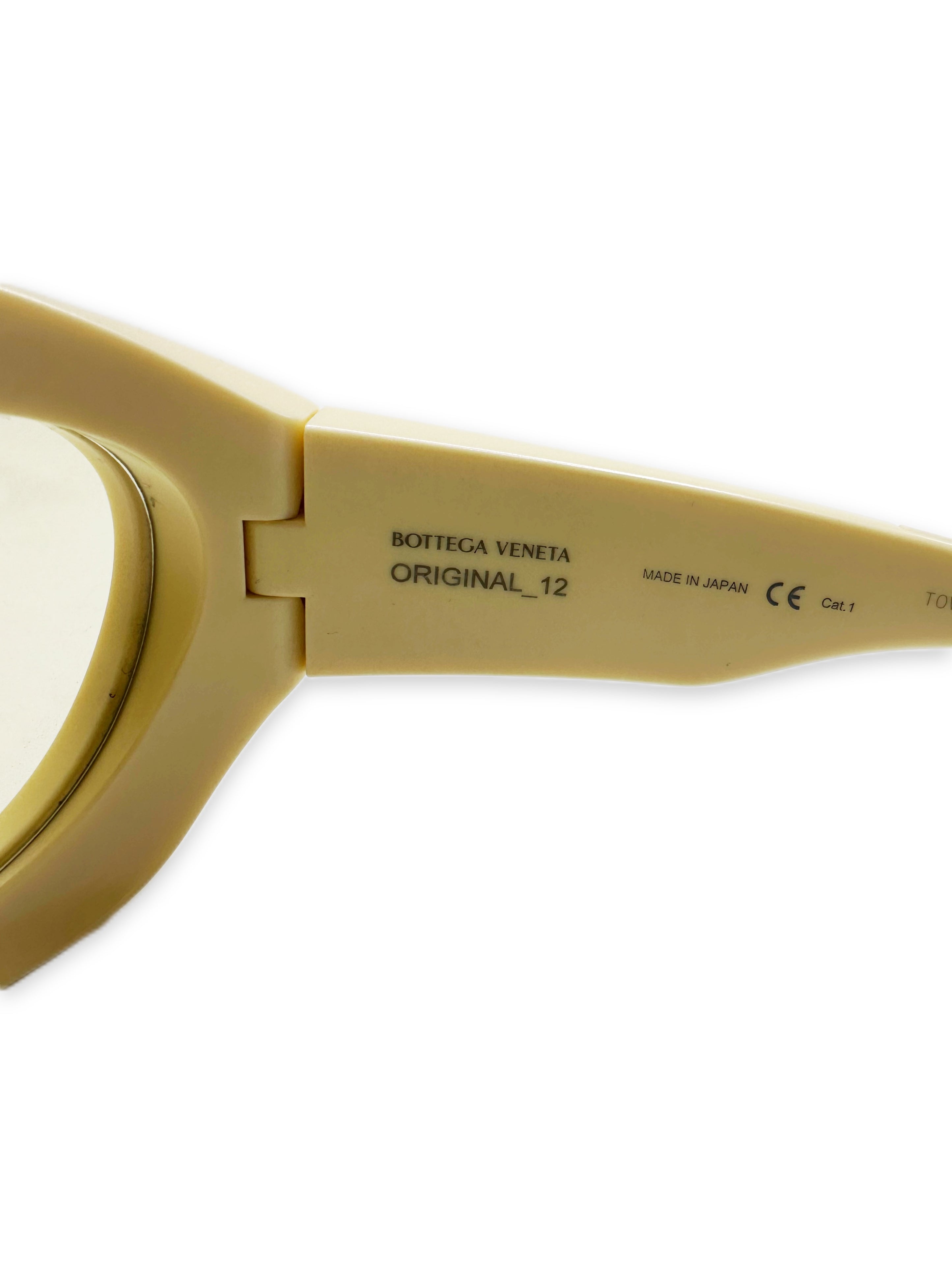 Bottega Veneta Yellow ‘Sonnenbrille’ Oversized Sunglasses