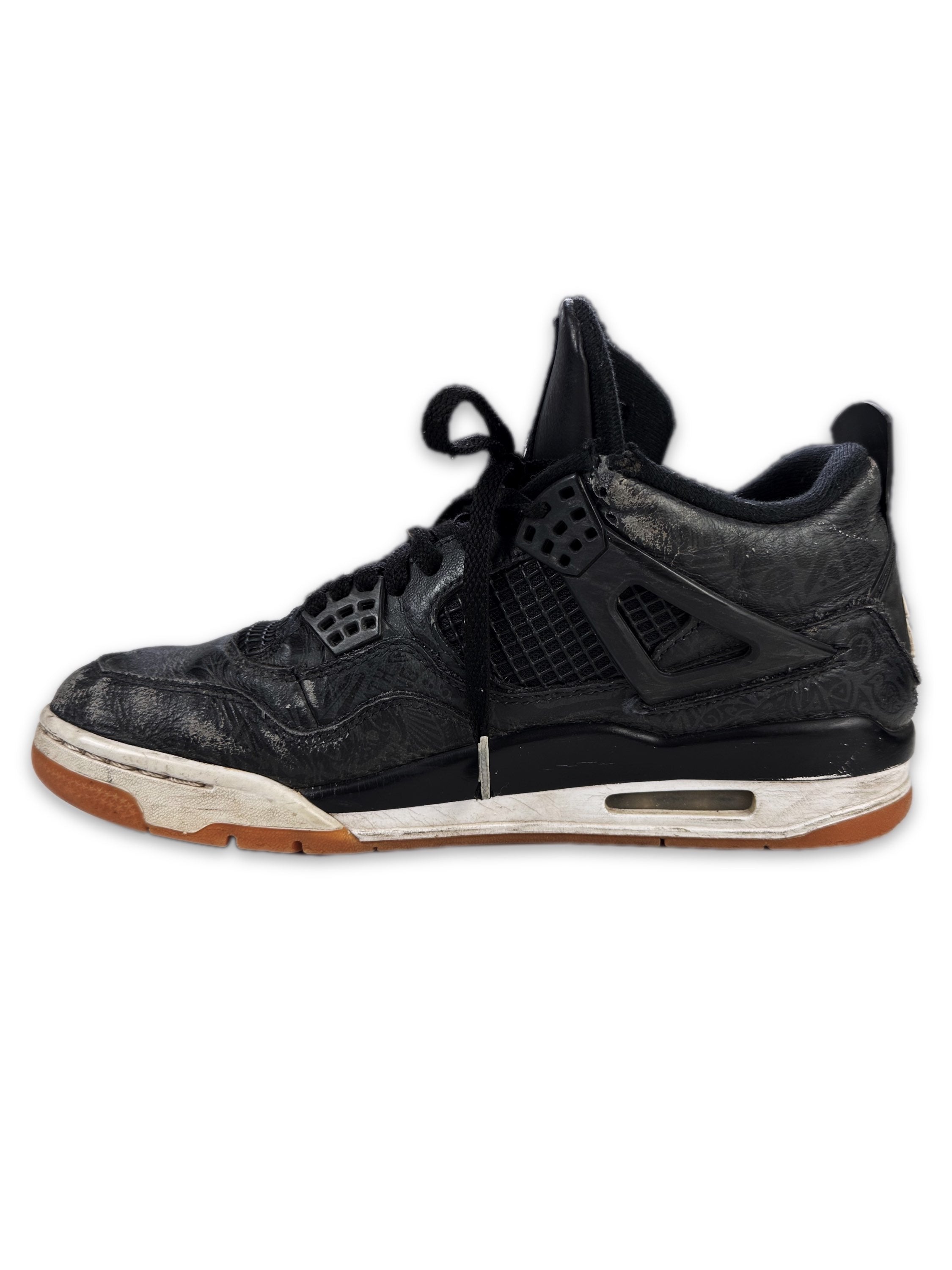 2019 Jordan 4 Retro ‘Laser Black Gum’ Ci1 Sneakers