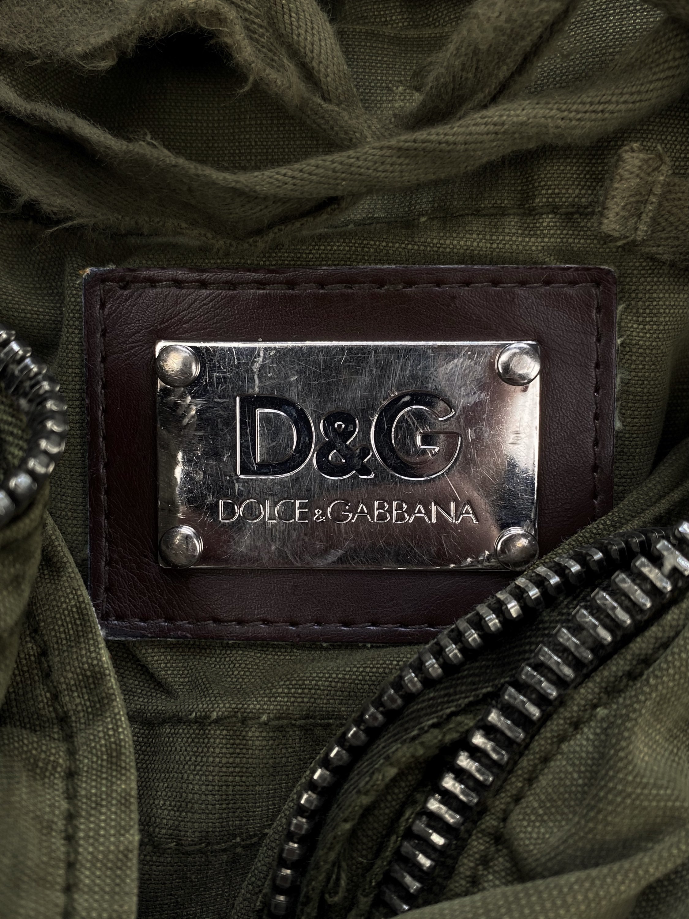 AW05 Dolce & Gabbana Olive 3D Multi Pocket Reinforced Cargo Pants