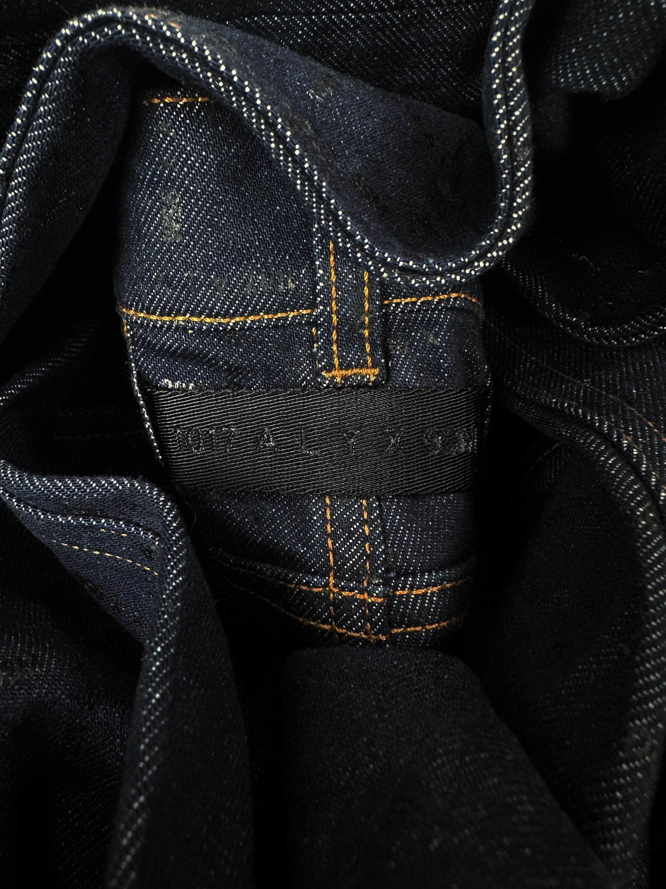 1017 Alyx 9SM Indigo ‘Buckle’ Monogram Denim