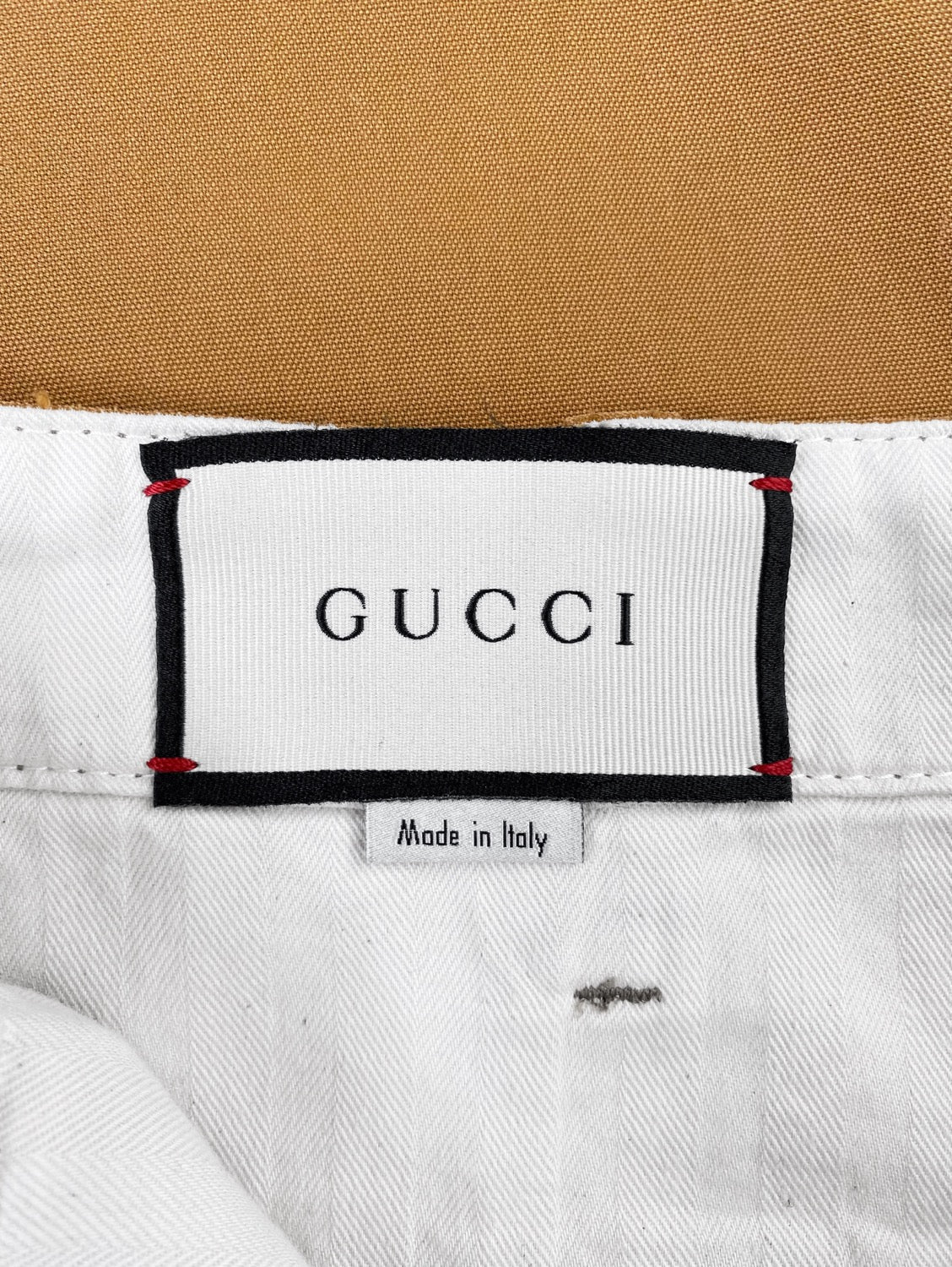SS18 Gucci Appliqué Koi Fish Chino Trousers