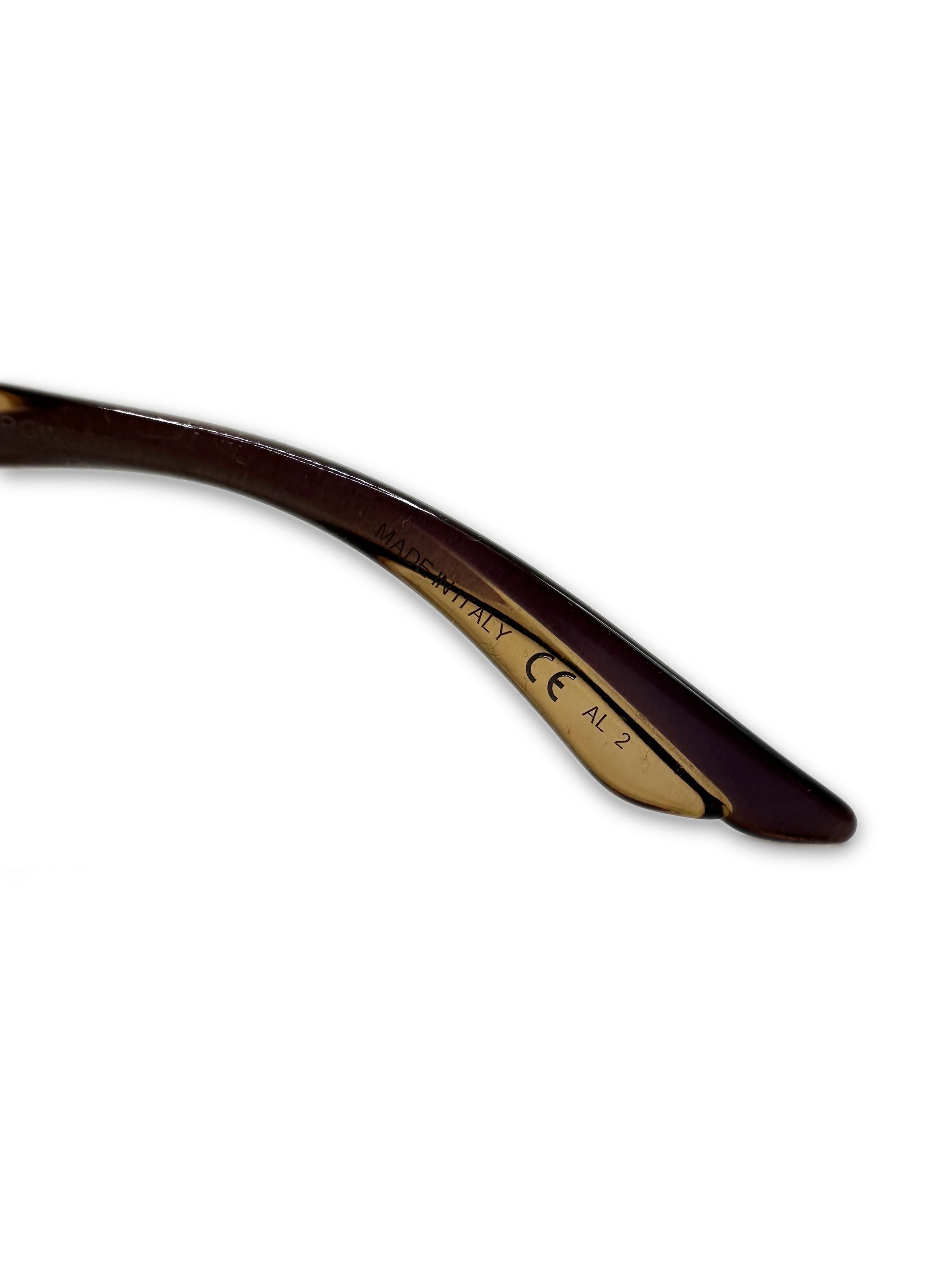 00s Dior ‘Swirl’ Gradient Tint Cut Out Sunglasses
