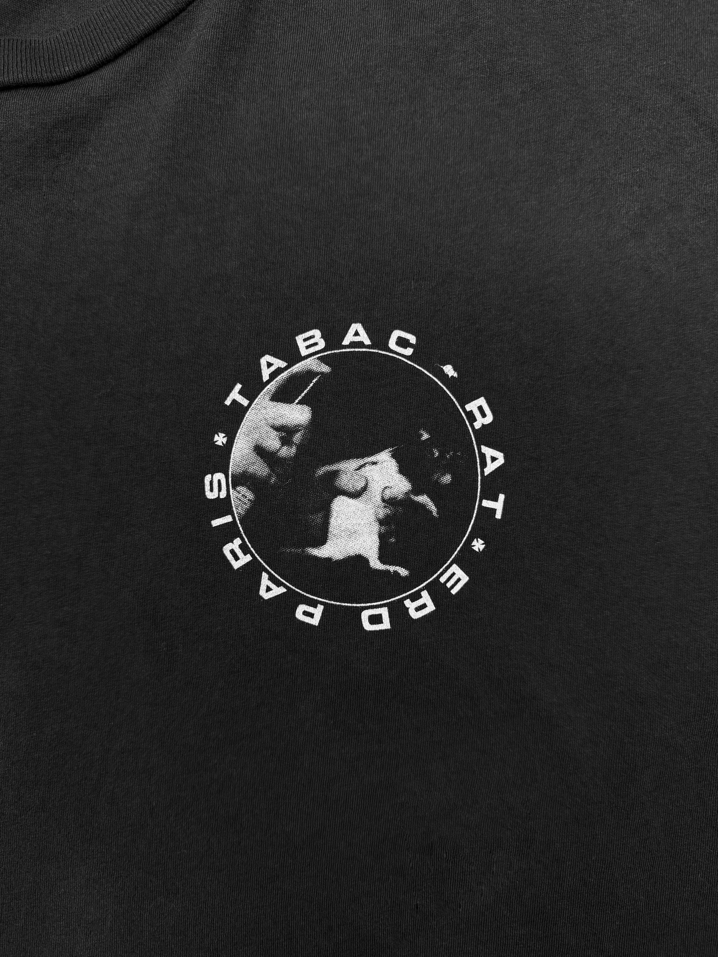 SS25 Enfants Riches Deprimes ‘Tabac Rat’ Black Graphic T-Shirt