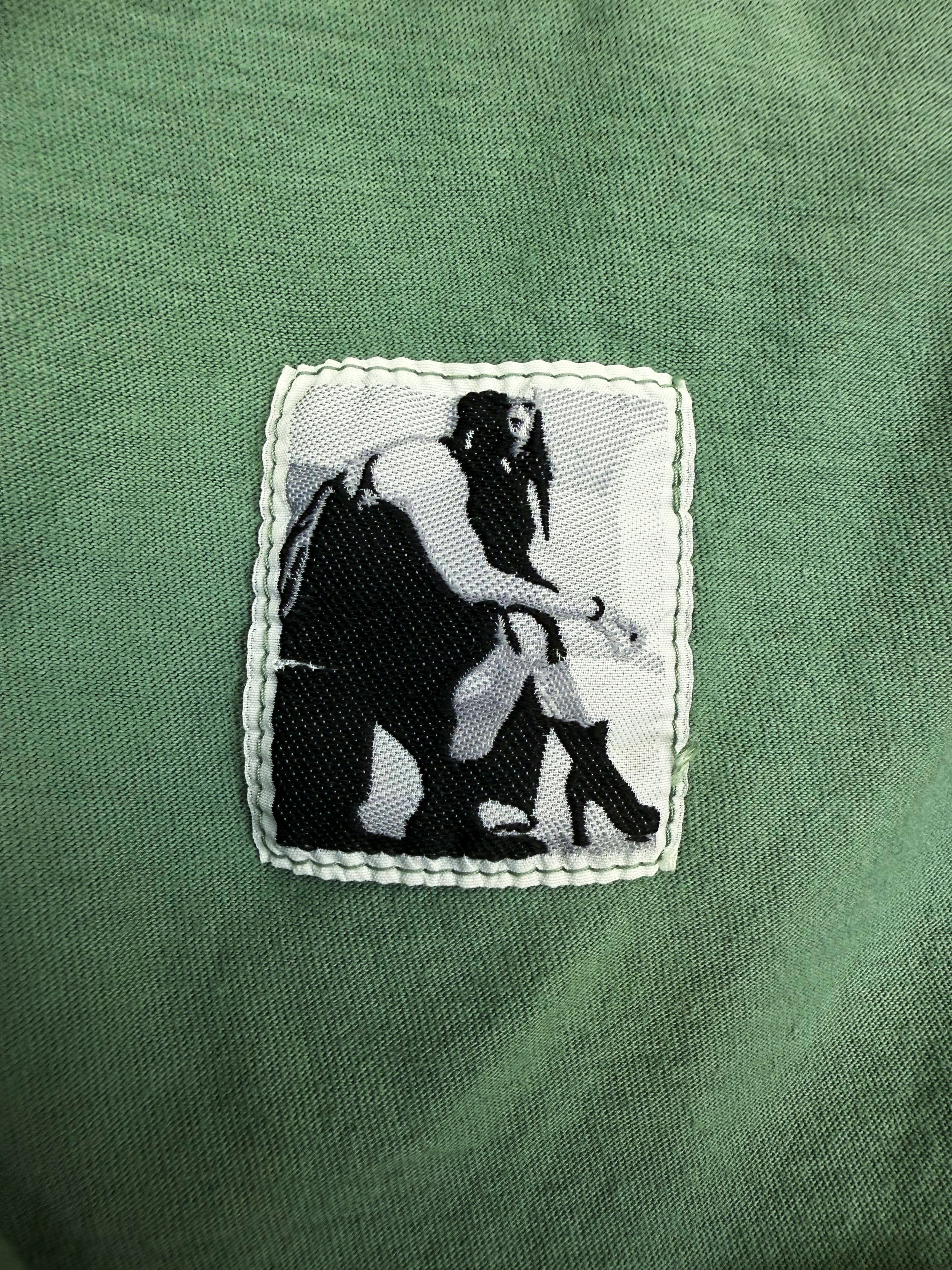 Rick Owens DRKSHDW Green Long Light Weight Hoodie