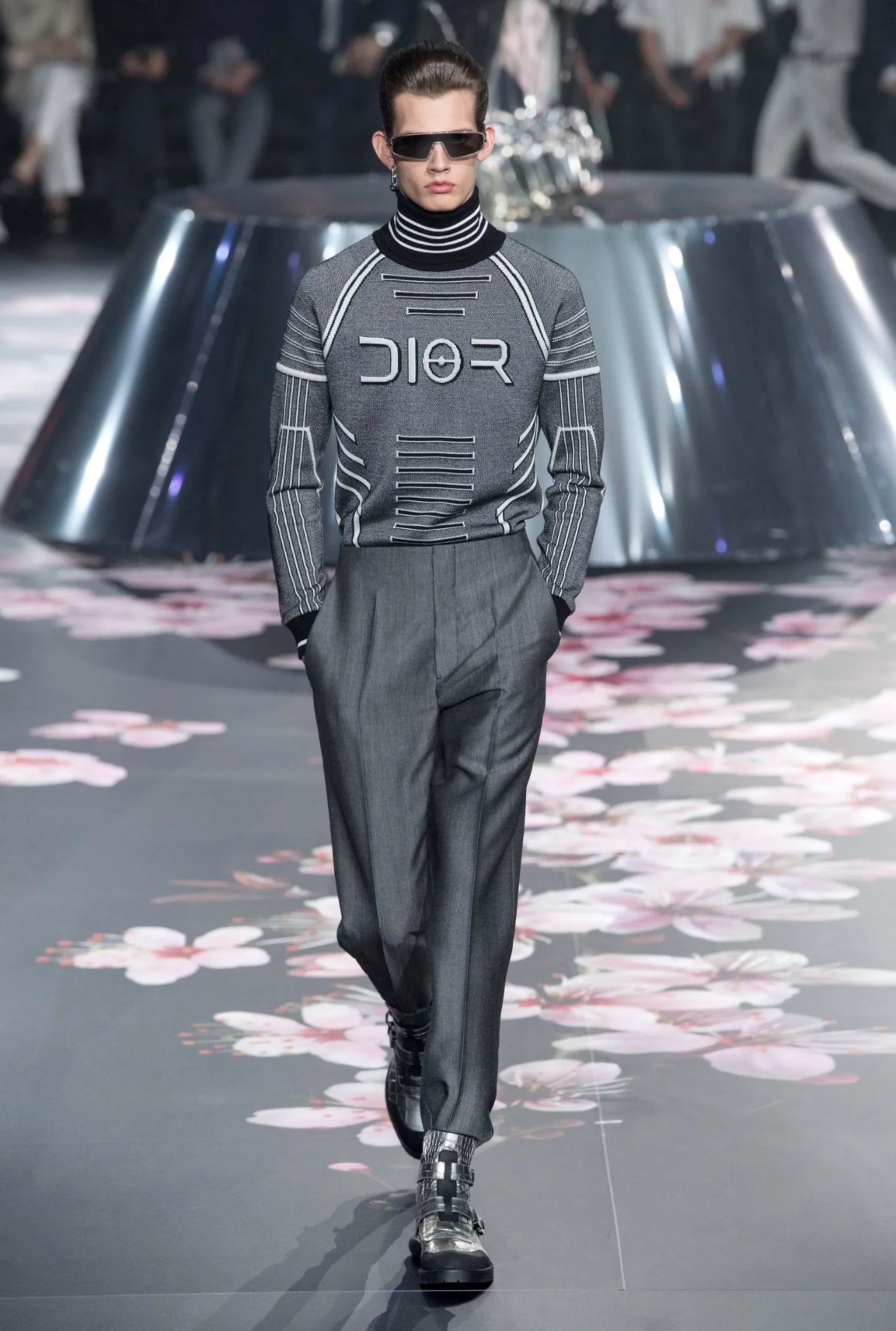 AW19 Dior Homme x Hajime Sorayama ‘Robot’ Wool Knit Turtleneck