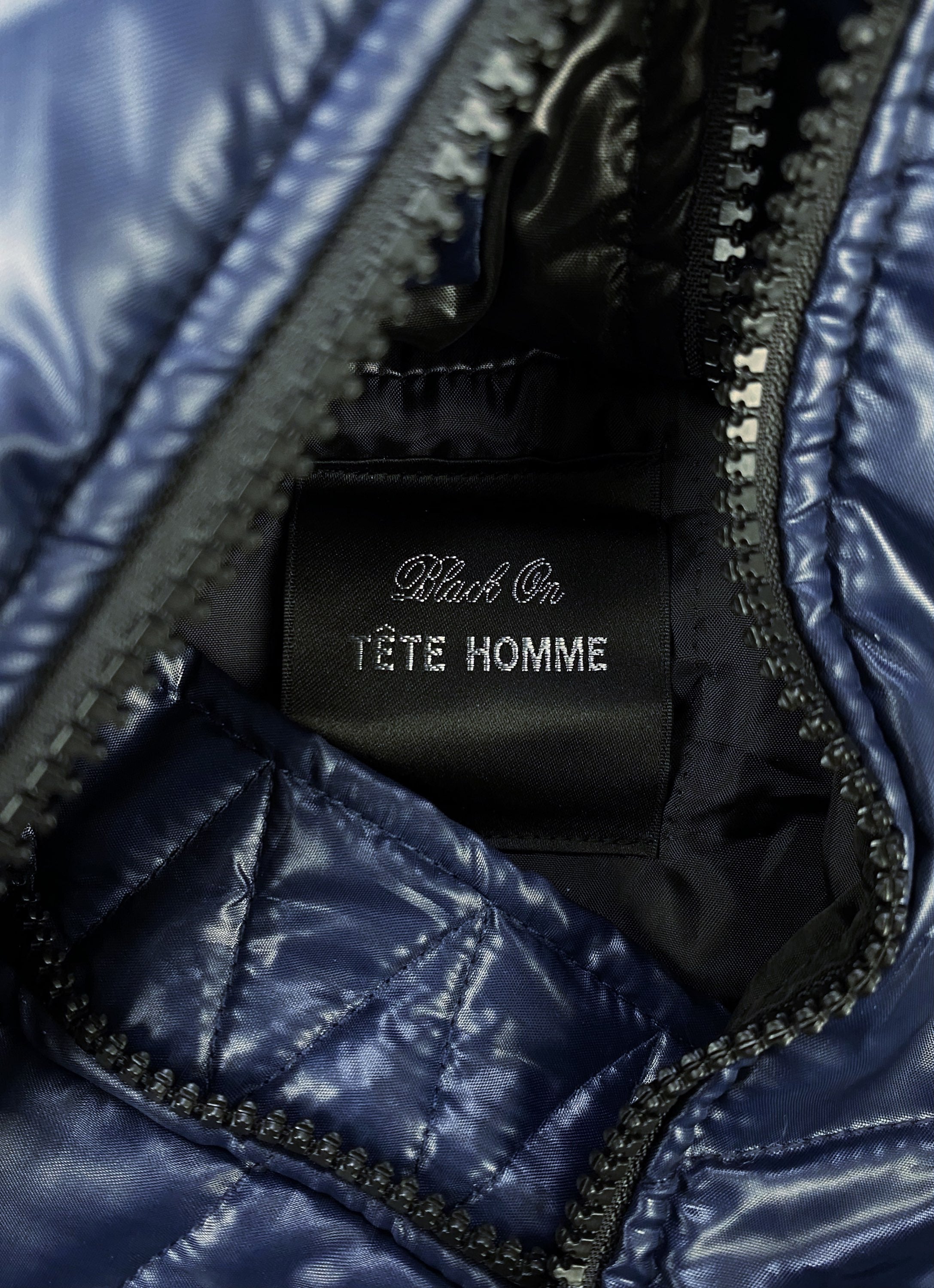 Tete Homme Face Zip Gimp Down Fill Puffer Jacket