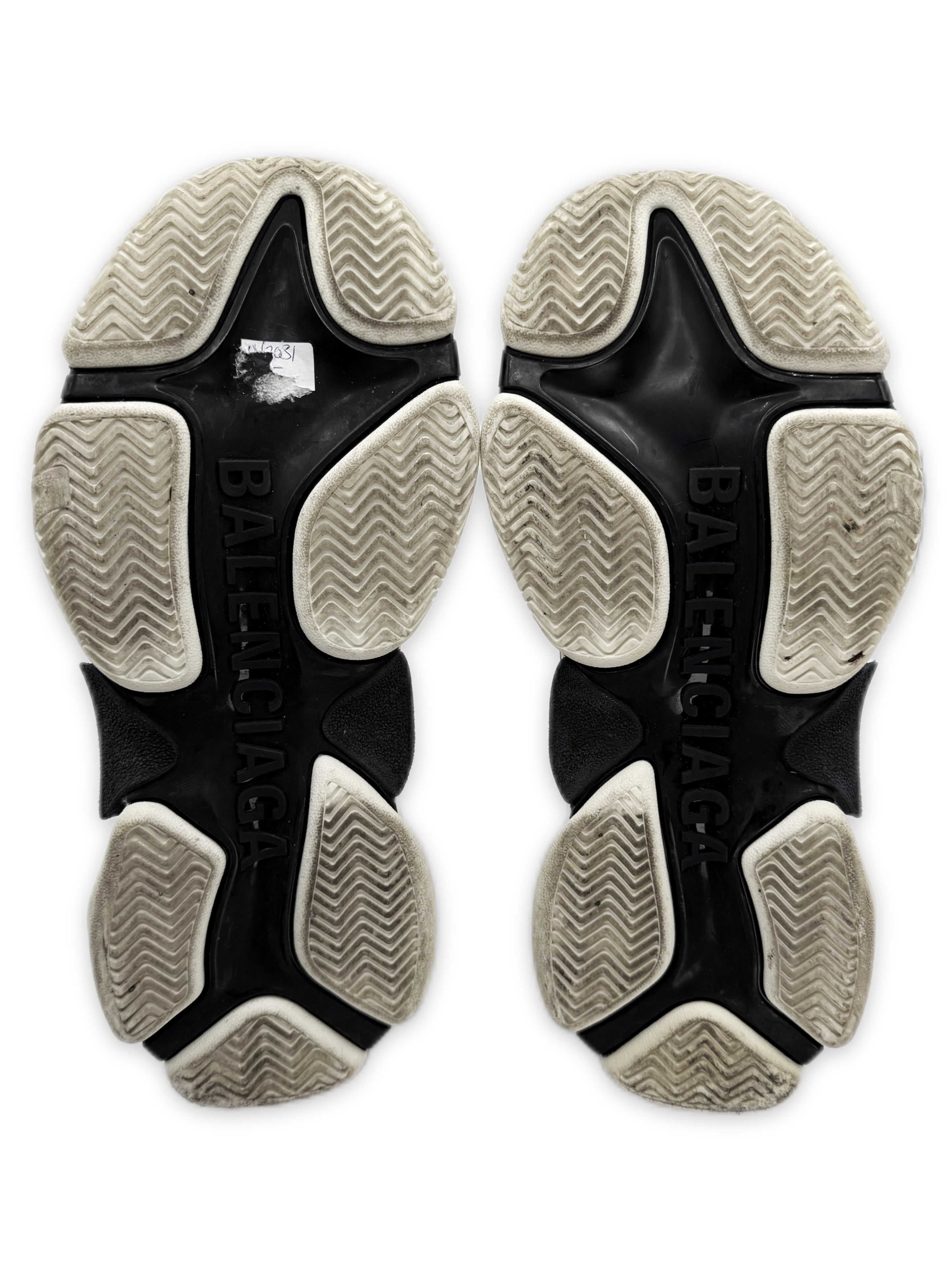 Balenciaga ‘Triple S’ Blue / White Low-top Chunky Sneakers