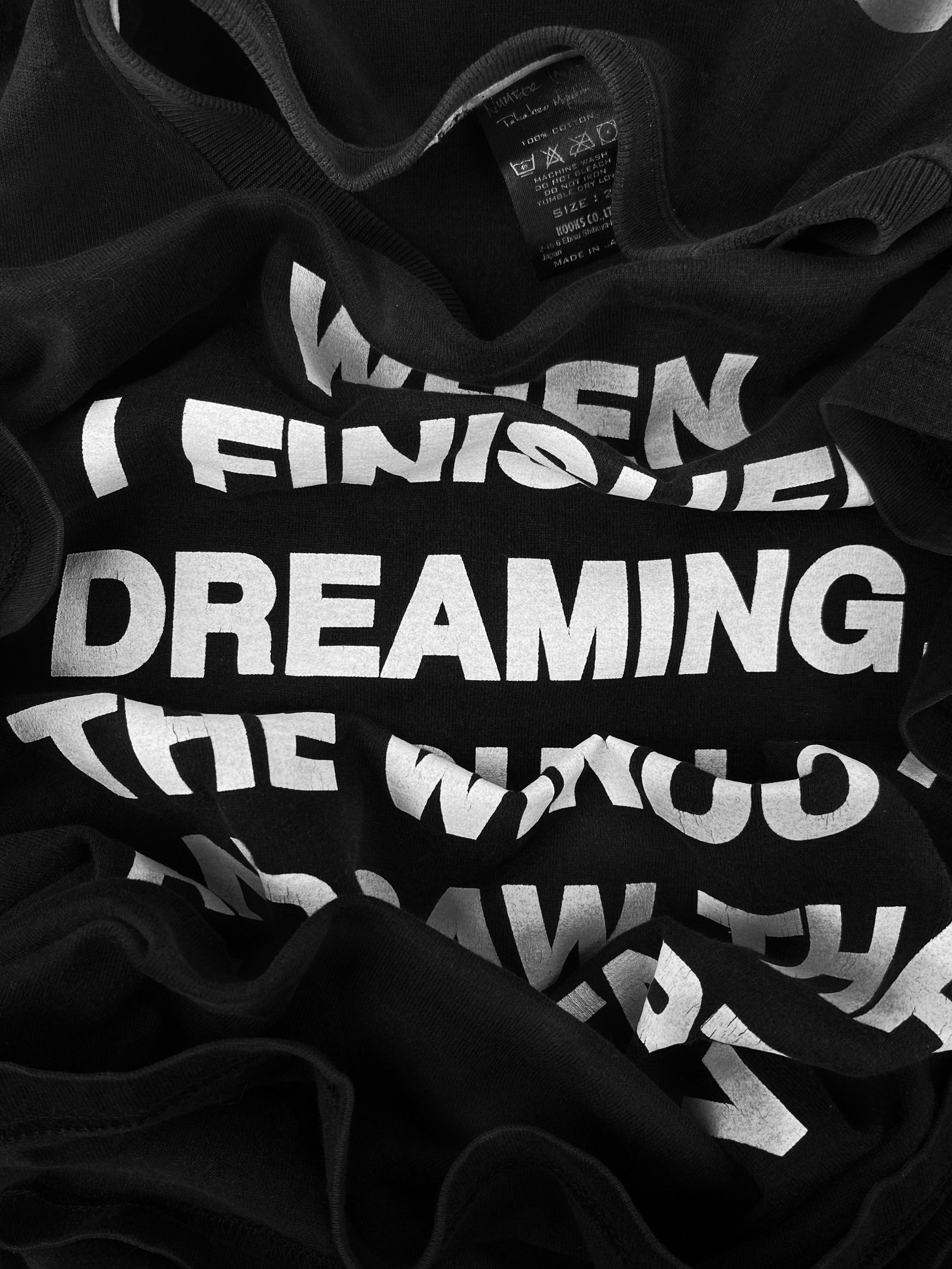 SS06 Number (N)ine ‘Dreaming Rain’ Re-Edition Slogan T-Shirt