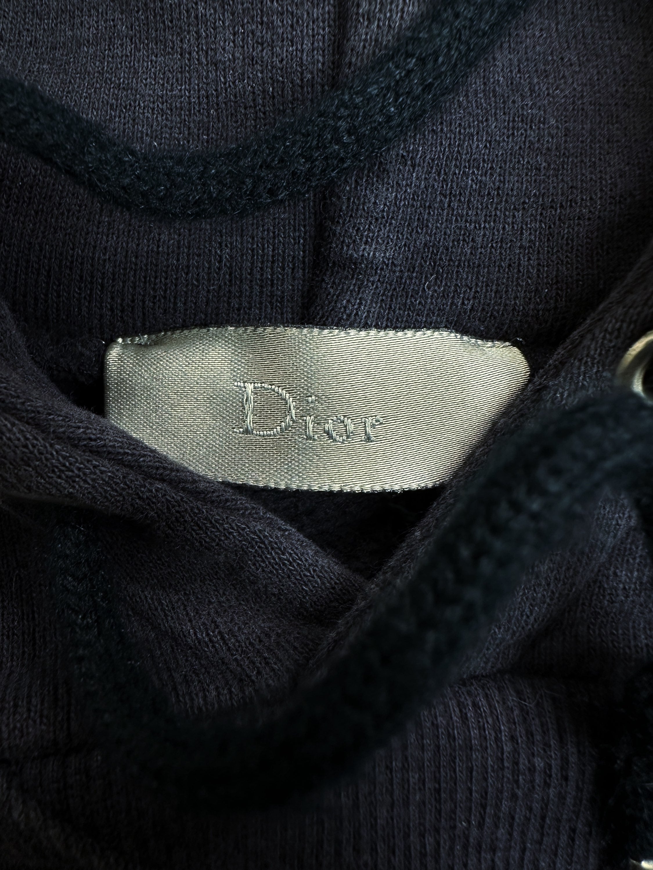 Dior Homme ‘Bee’ Embroidered Motif Navy Blue Hoodie