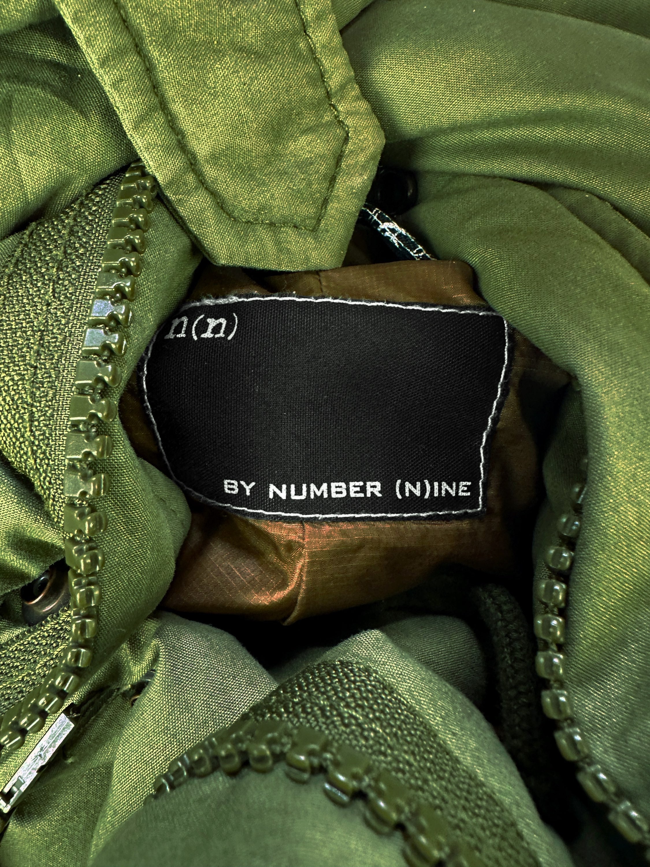 Number (N)ine Olive Green ‘M-65’ Multi Pocket Jacket