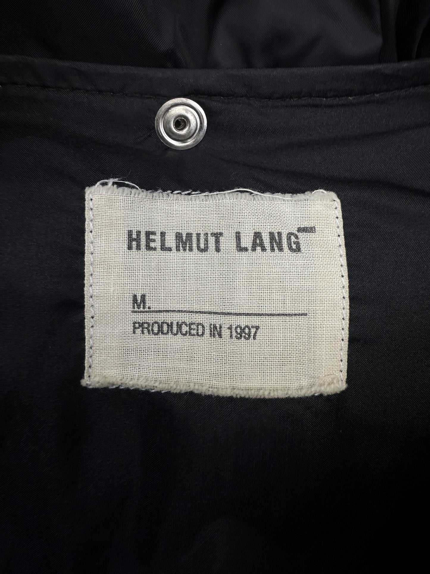 AW97 Helmut Lang Goose Down Black Puffer Jacket