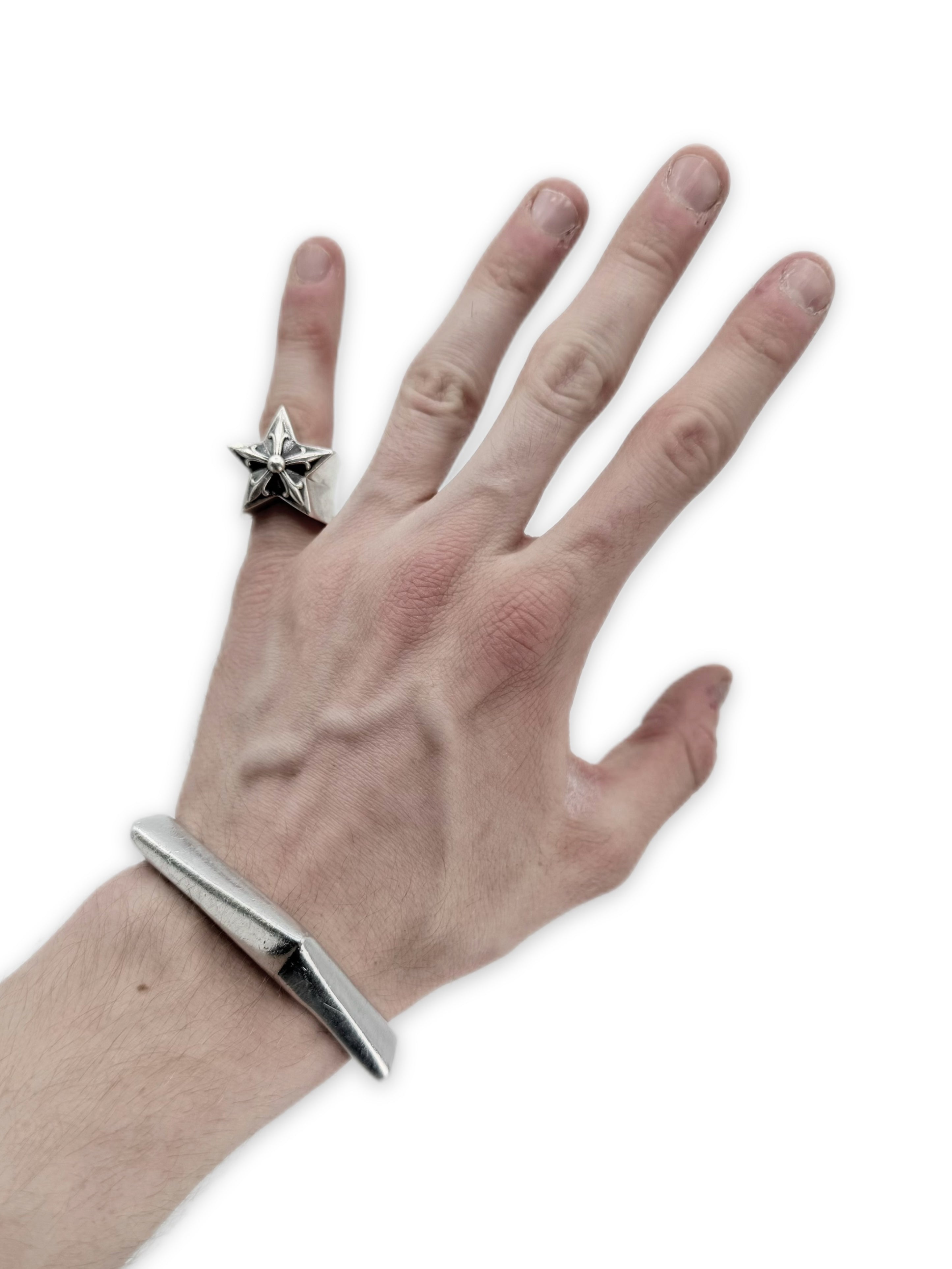 Chrome Hearts ‘Star’ XL .925 Silver Ring