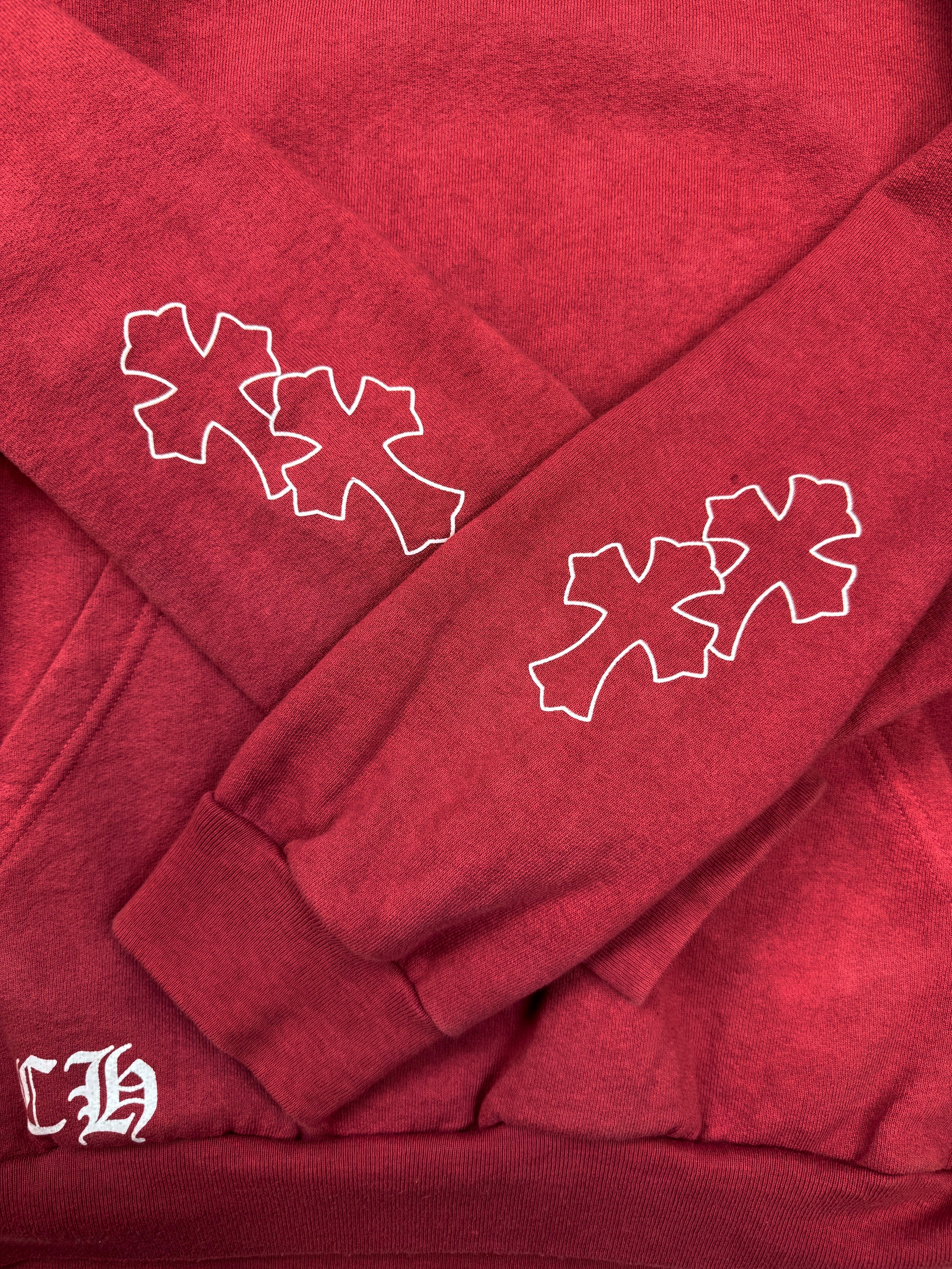 Chrome Hearts x Drake Miami Exclusive Certified Red Hoodie