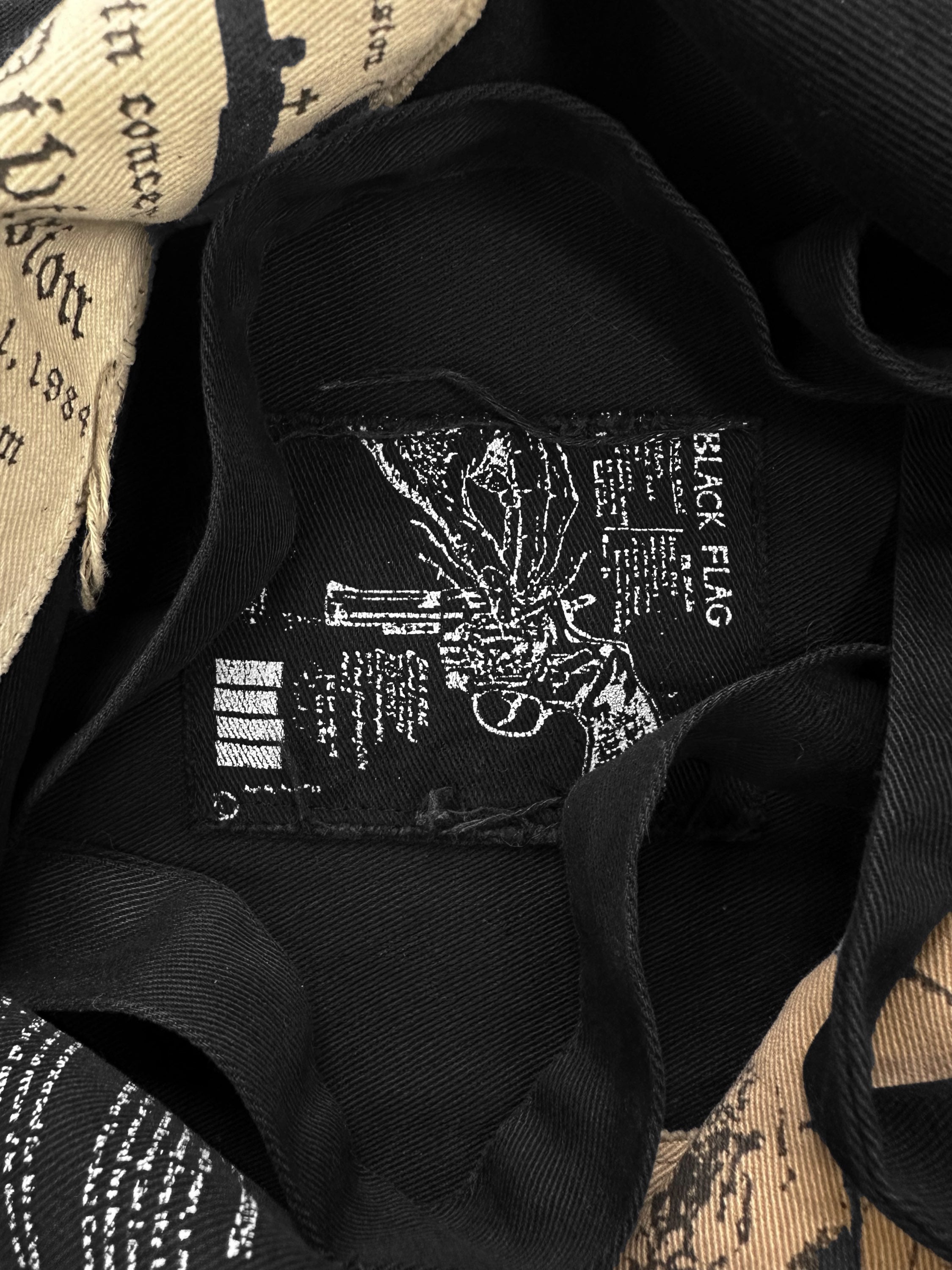 AW01 Raf Simons ‘Riot, Riot, Riot’ Patchwork Crossbody Tote Bag