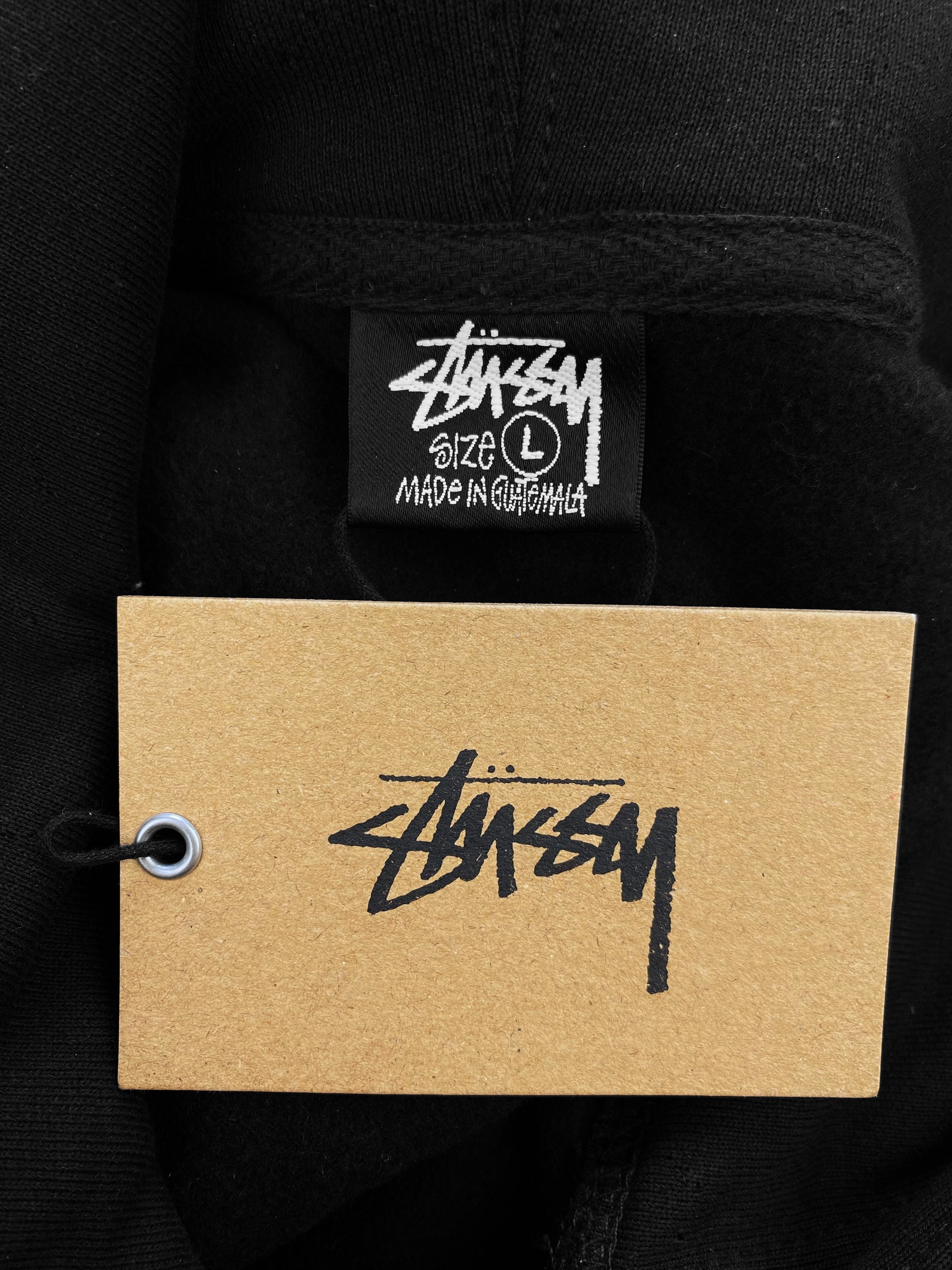 Stussy Black ‘World Tour’ Black Heavy Weight Hoodie