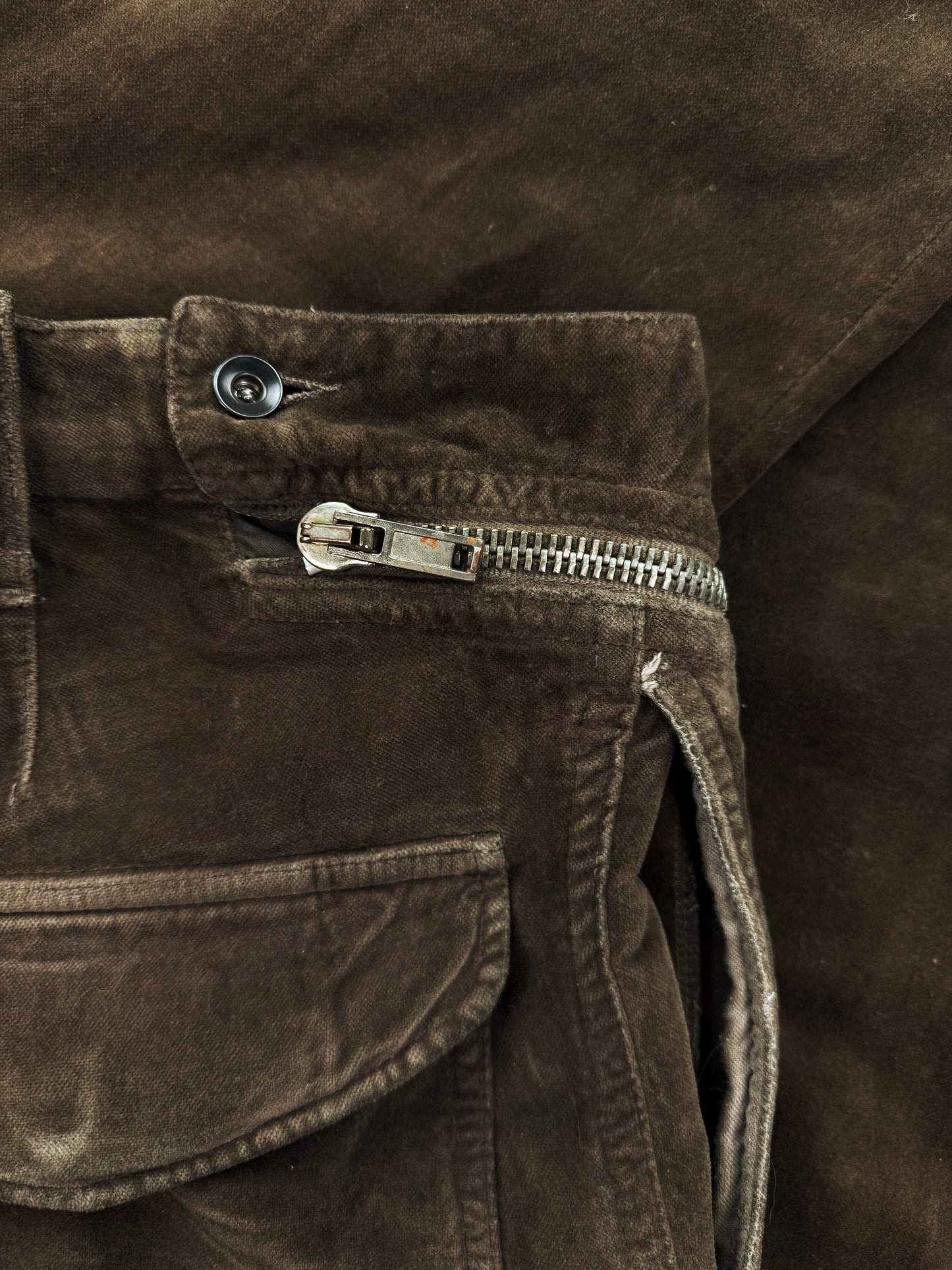 SS08 Rick Owens ‘Aircut’ Brown Corduroy Double Layer Pants