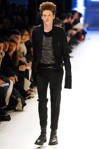 AW07 Dior Homme “Navigate” Striped Low-gauge Mohair Sweater