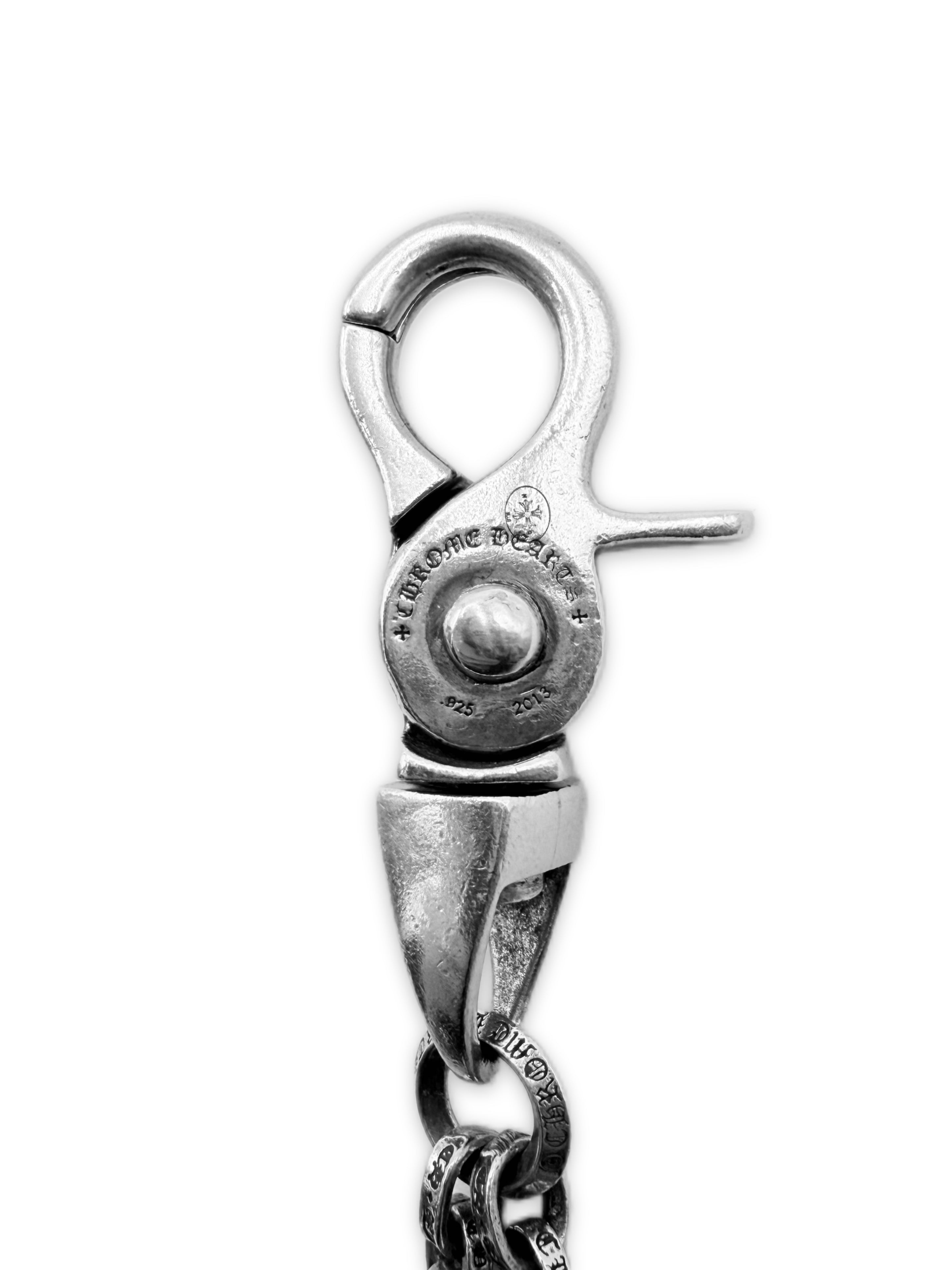 Chrome Hearts Dice Lobster Clasp Paperchain Keychain