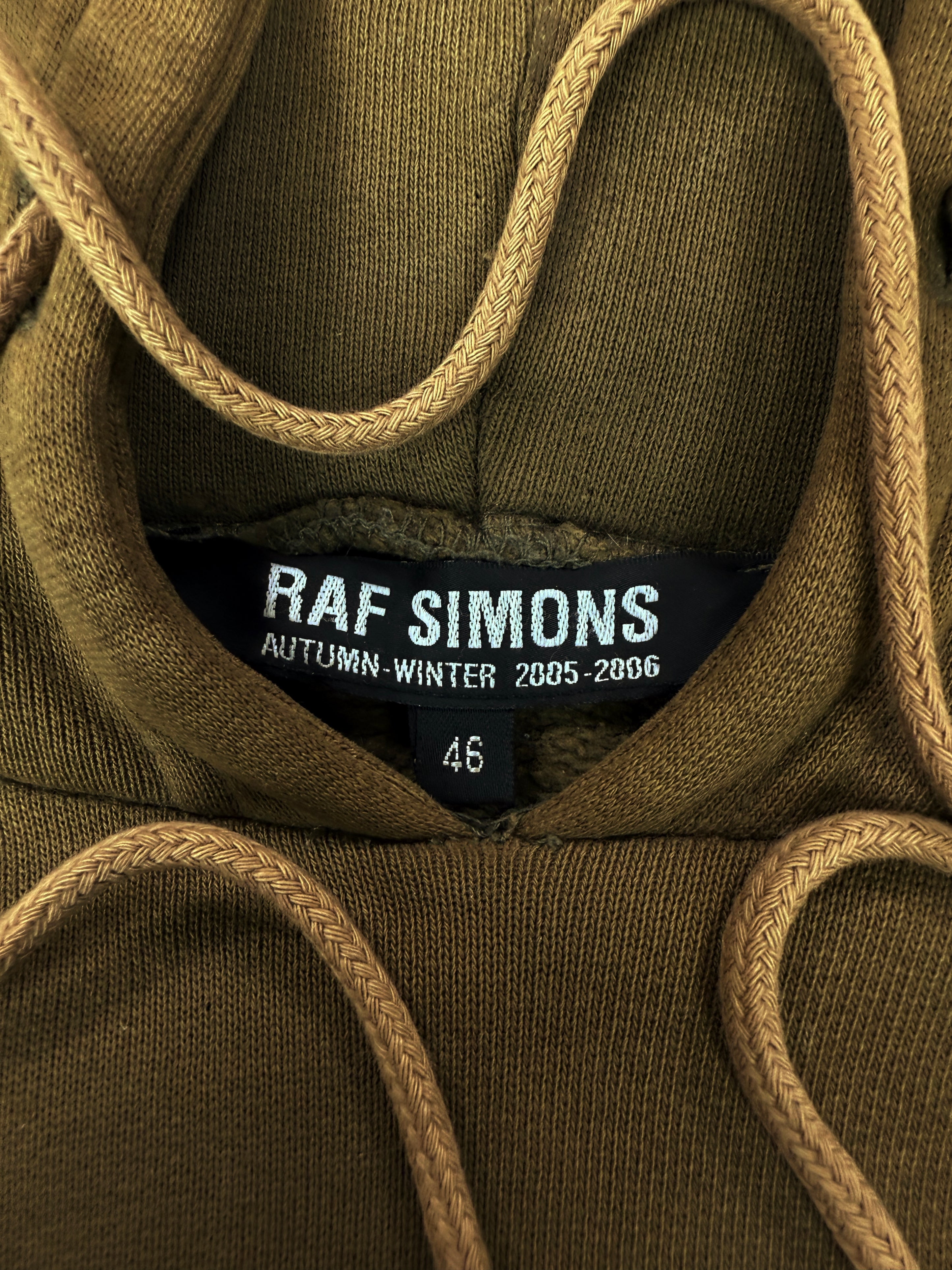 AW05 Raf Simons ‘History of My World’ Poltergeist Graphic Hoodie