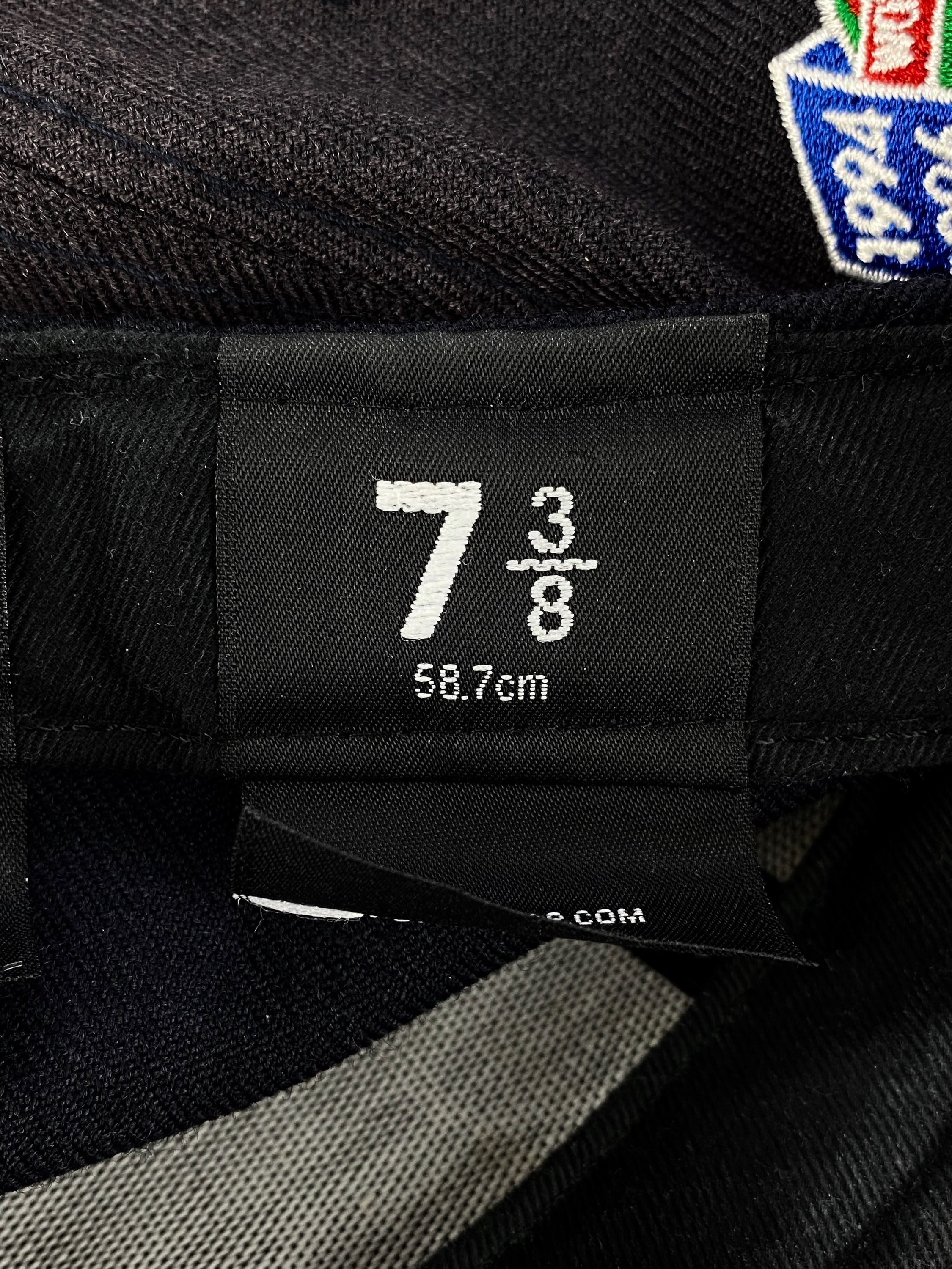 SS14 Supreme ‘Hebrew’ Logo New Era Patched Navy Fitted Hat