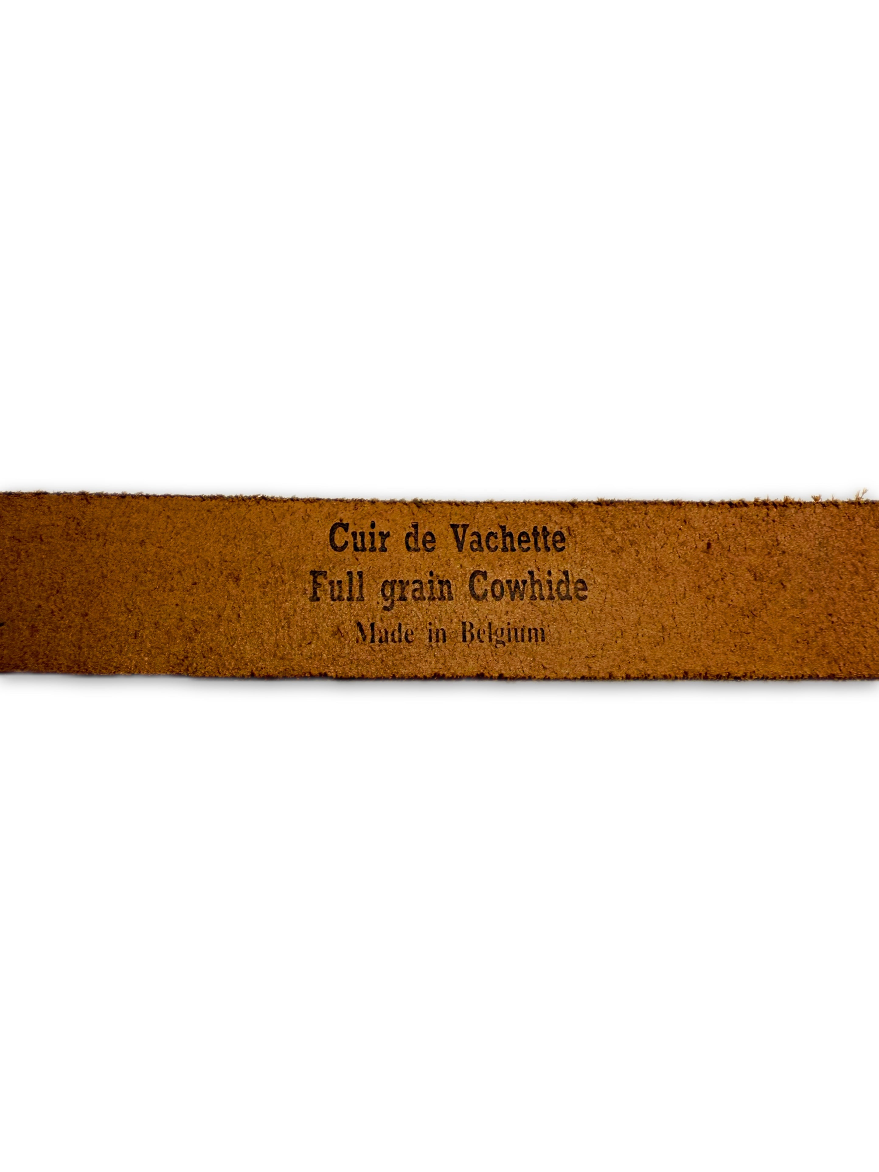 AW03 Raf Simons ‘All Shadows & Deliverance’ Double Wrap Leather Belt