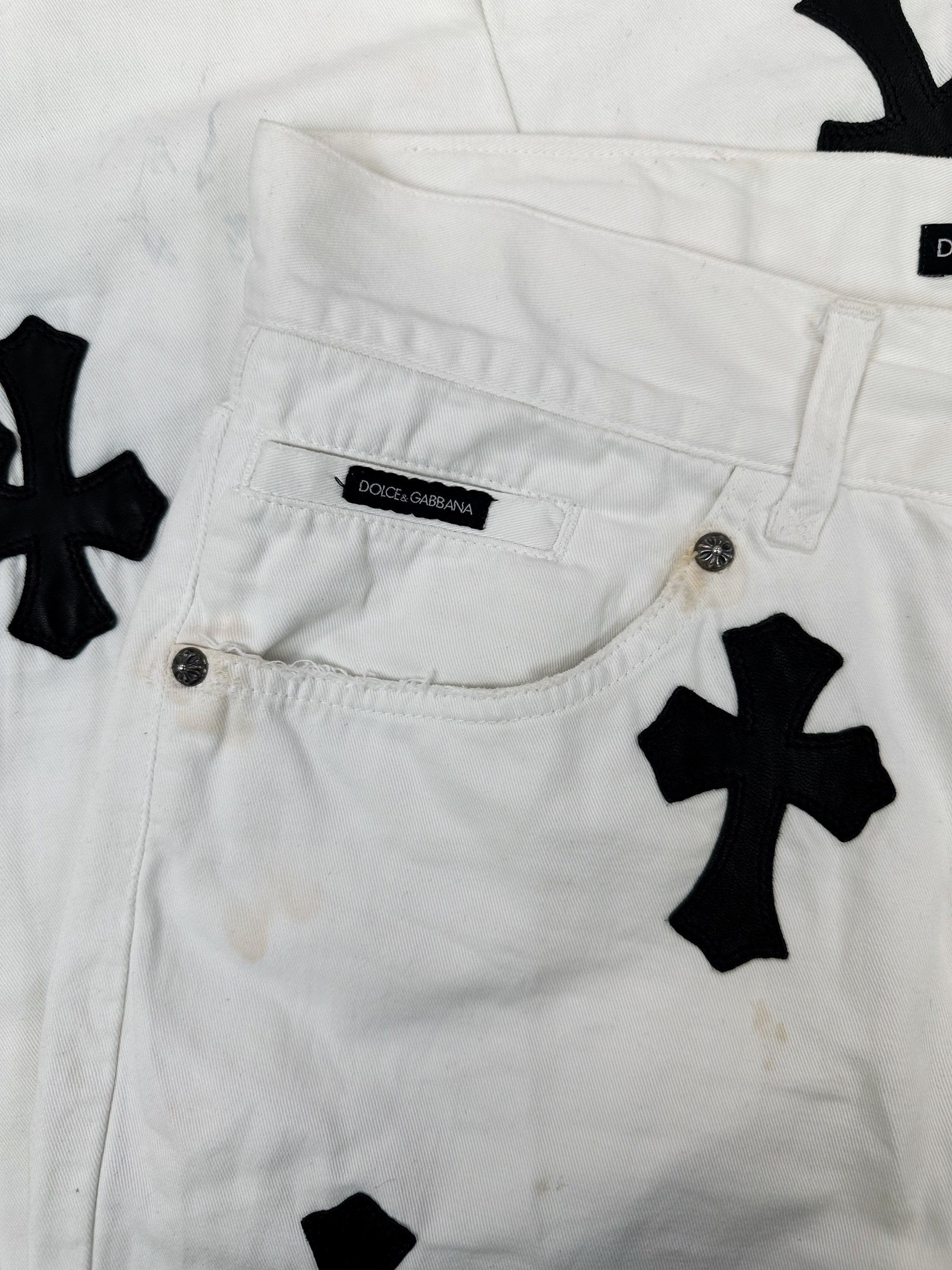 00s Chrome Hearts Custom Dolce & Gabbana Cross Denim