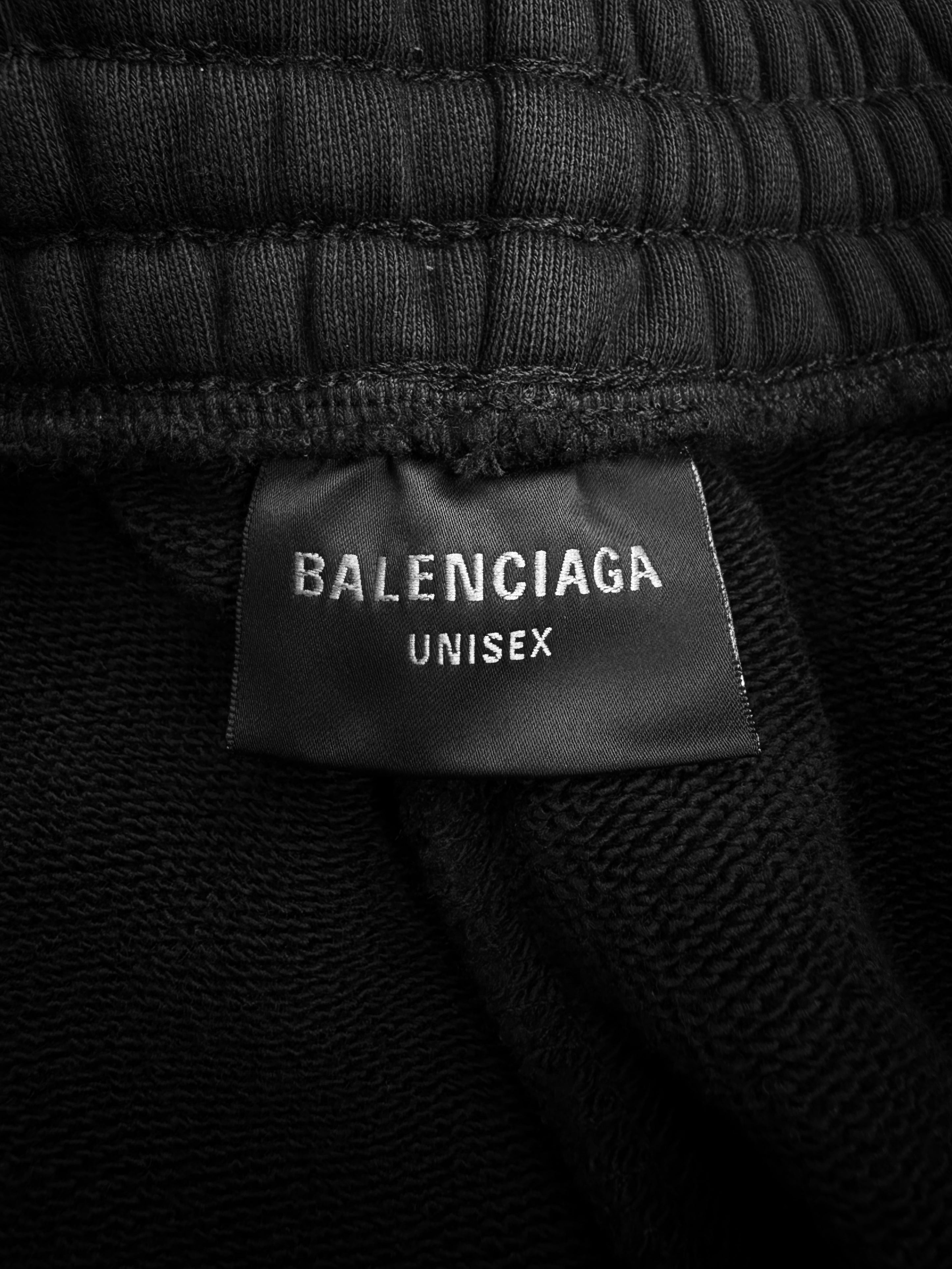 SS23 Balenciaga ‘Love Molleton’ Embroidered Heavy Sweat Pants