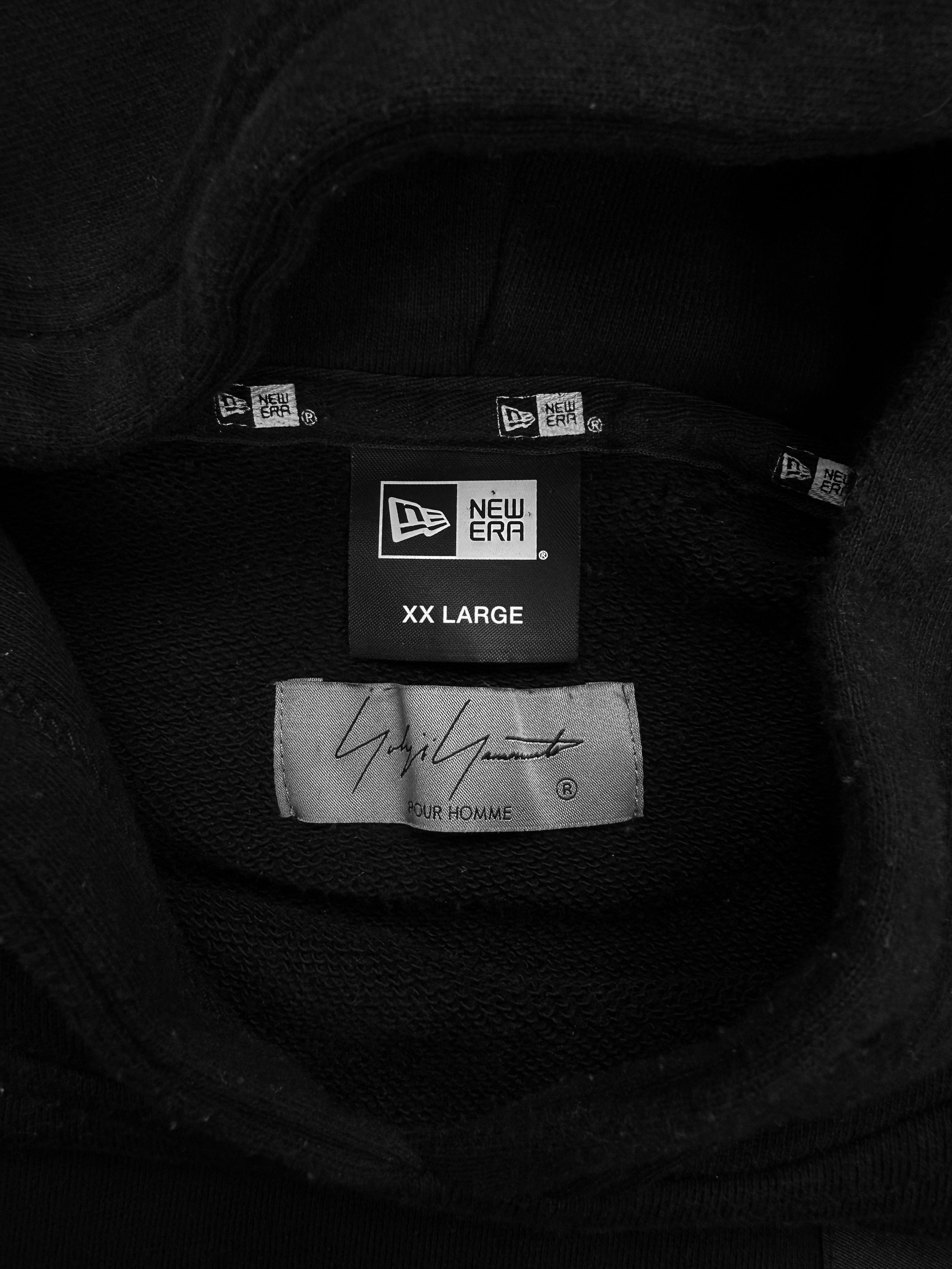 Yohji Yamamoto x New Era Black Patchwork Hoodie