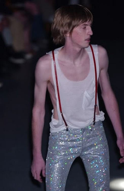 SS06 Dior by Hedi Slimane ‘Glitter’ Skinny Cut Denim