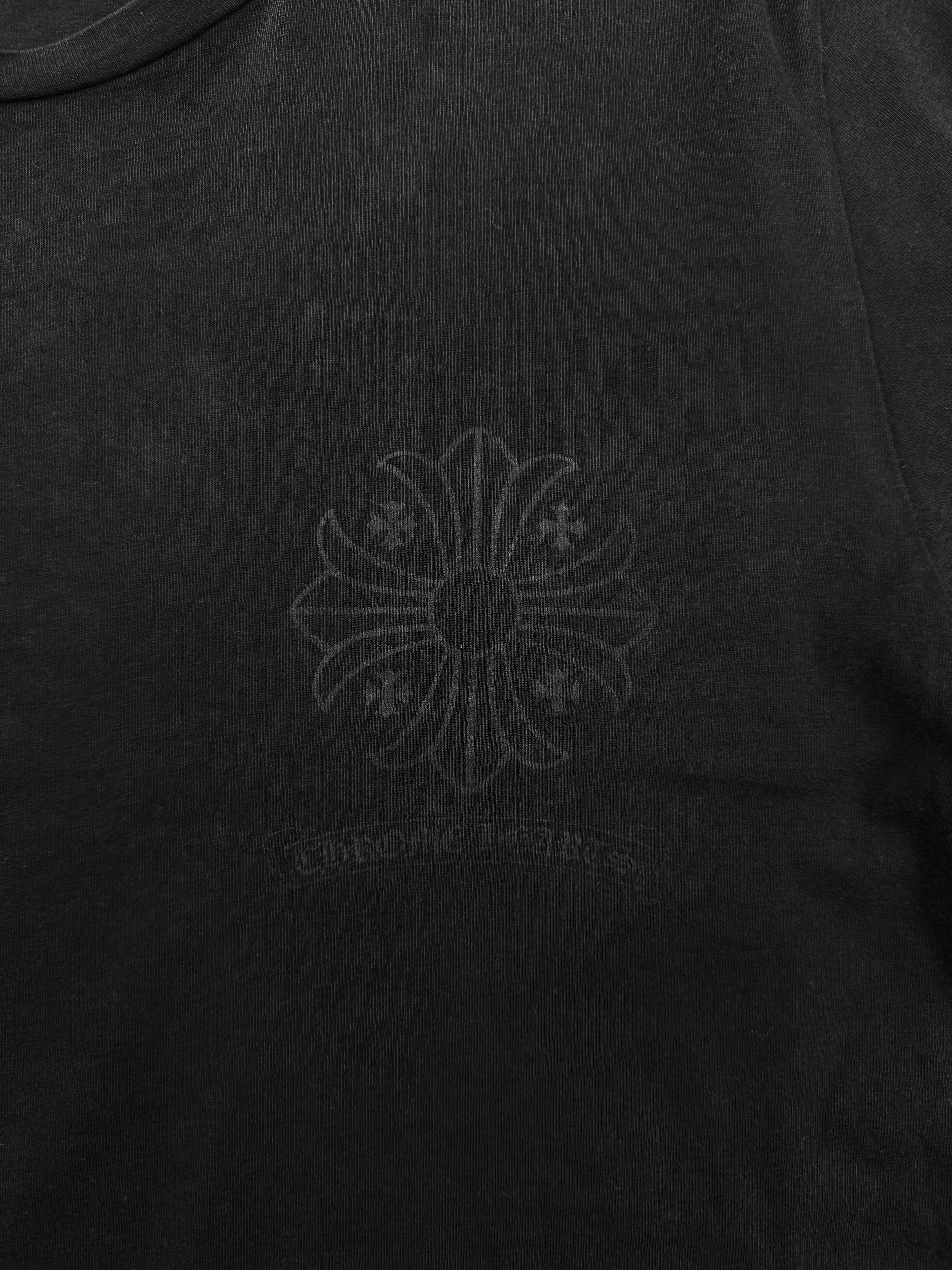 Chrome Hearts Plus Monogram Faded Black T-Shirt