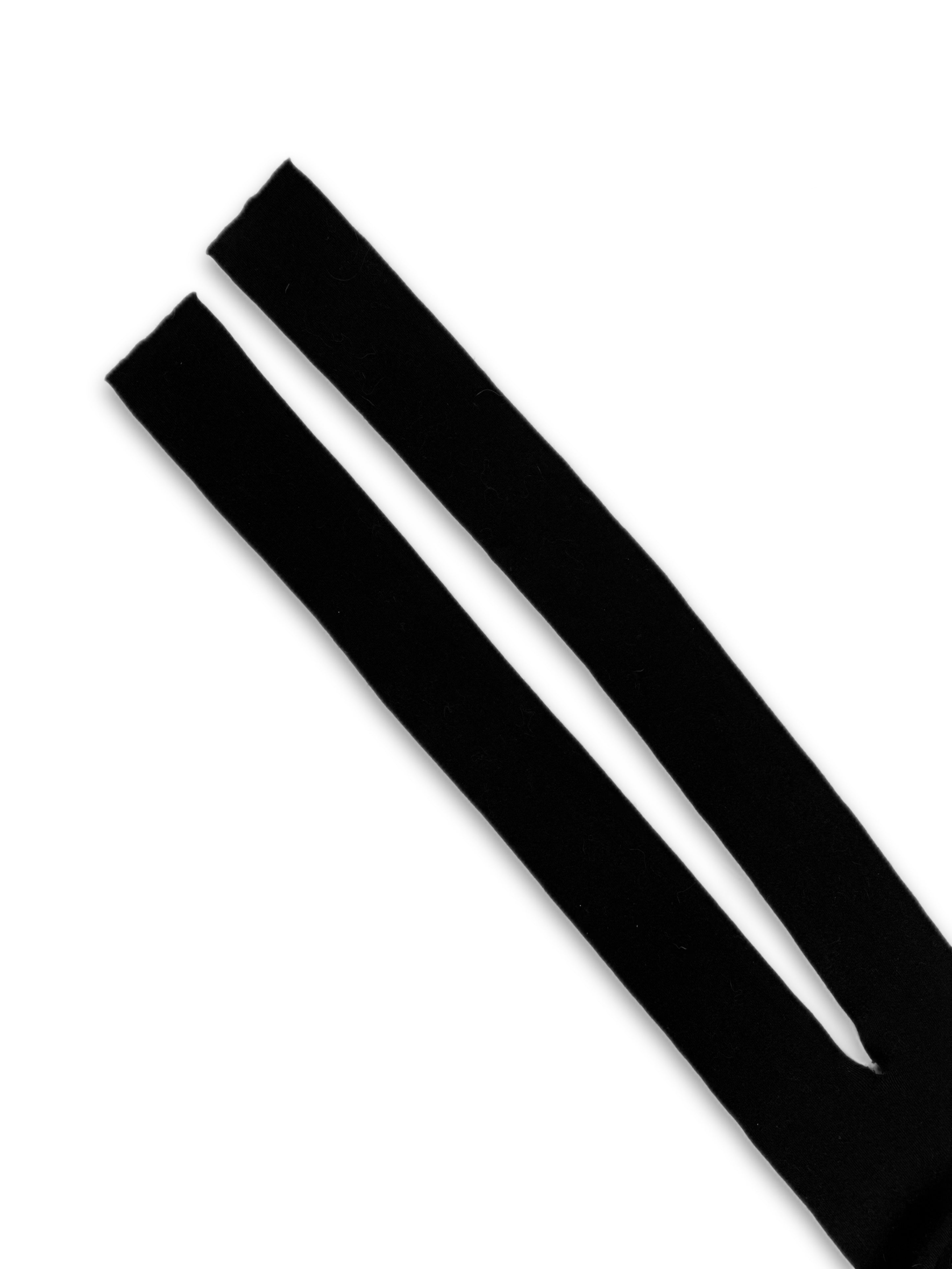 AW06 Raf Simons Quad-Layered Black Extra Long Scarf
