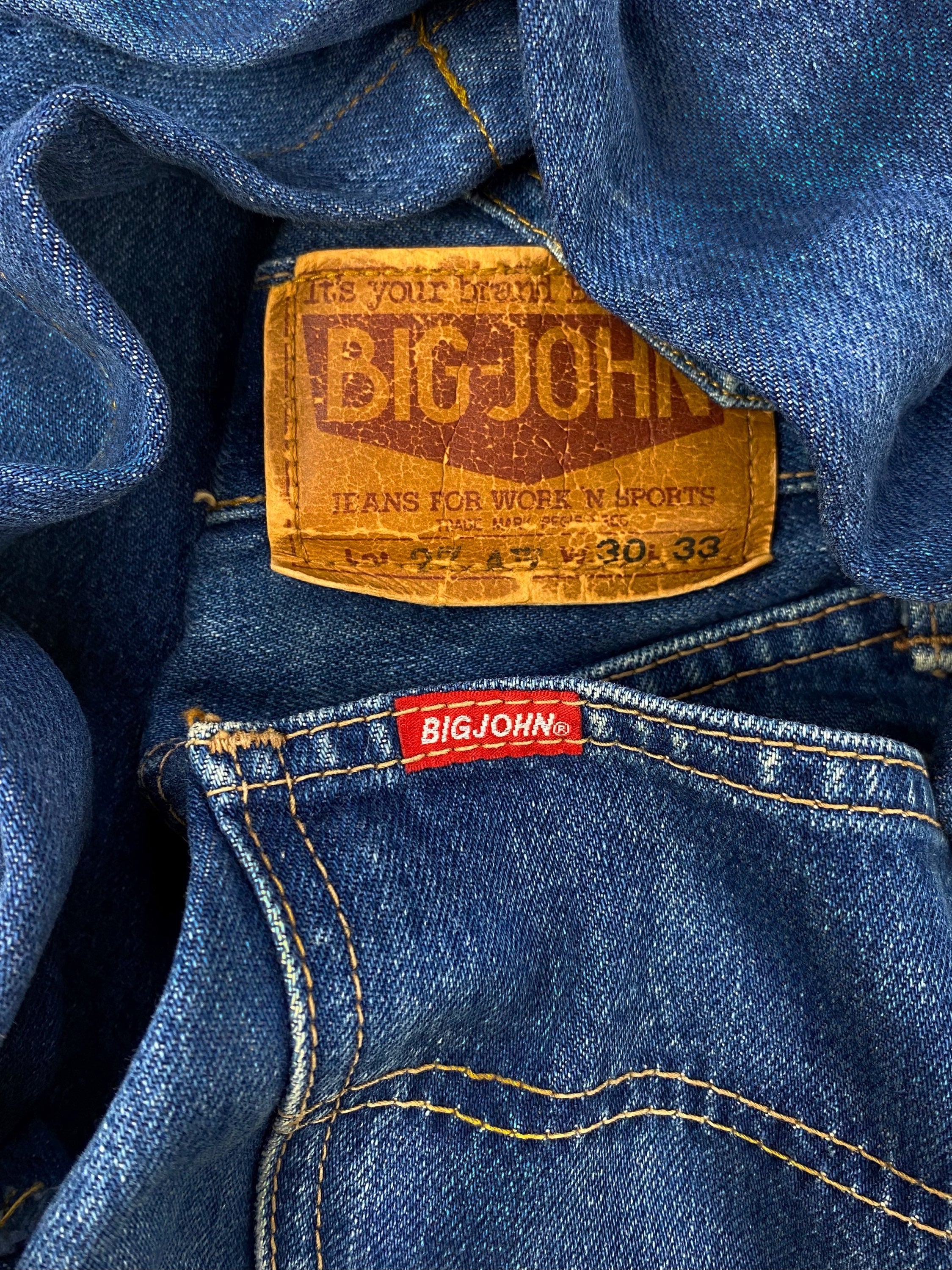 AW00 20471120 Paper ‘Recycled’ Big-John Blue Hybrid Denim