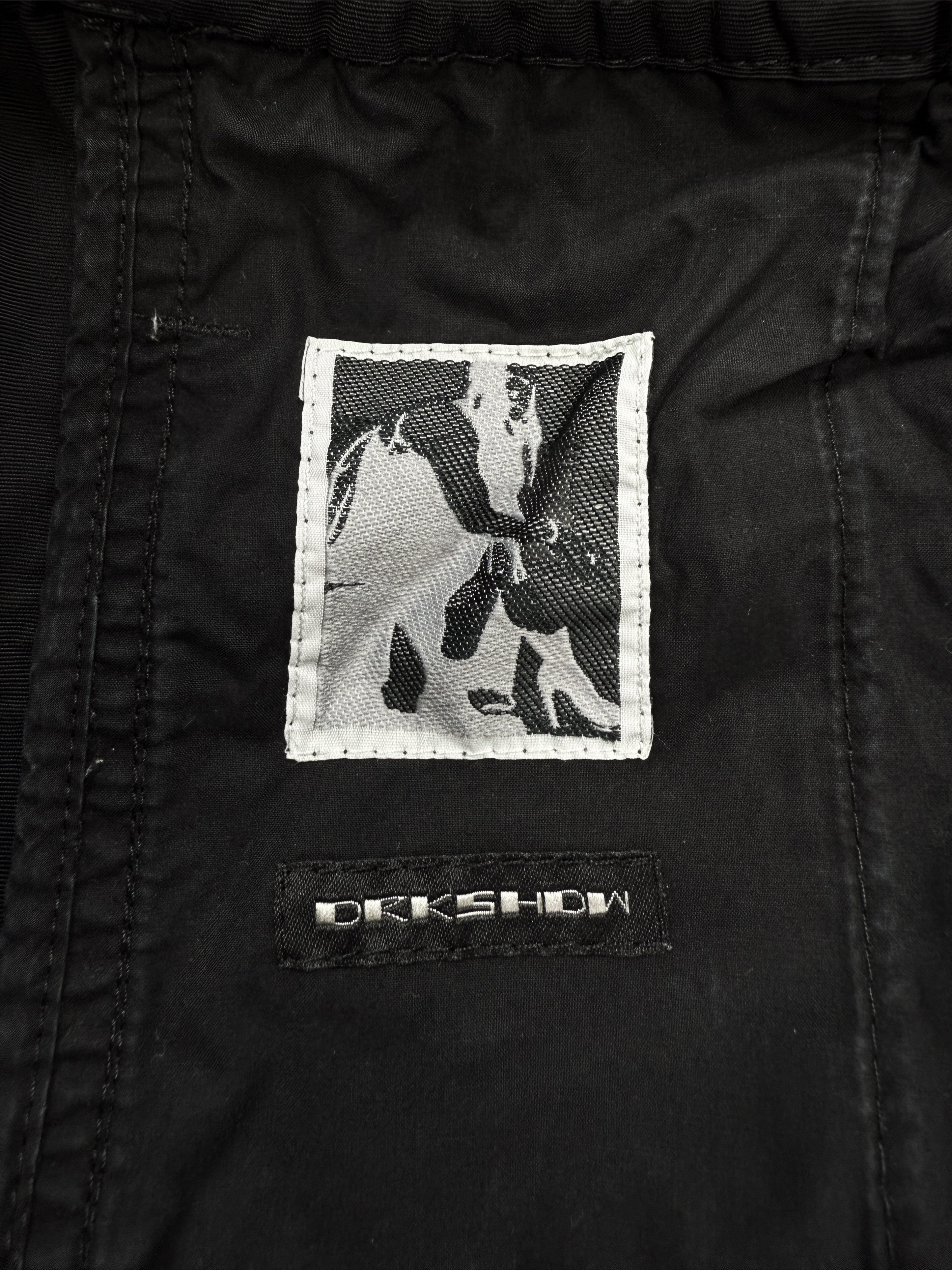 AW18 Rick Owens Patchwork ‘Pod’ Drop Crotch Nylon Shorts