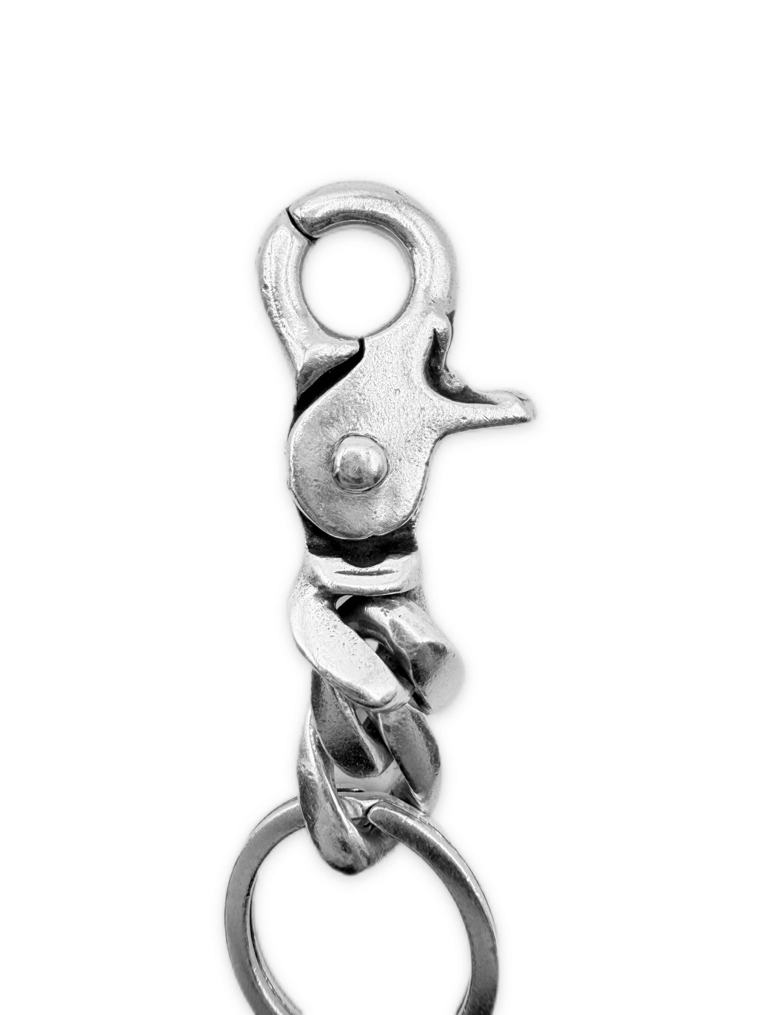 Chrome Hearts Cuban Link Dagger Lobster Clasp Keychain