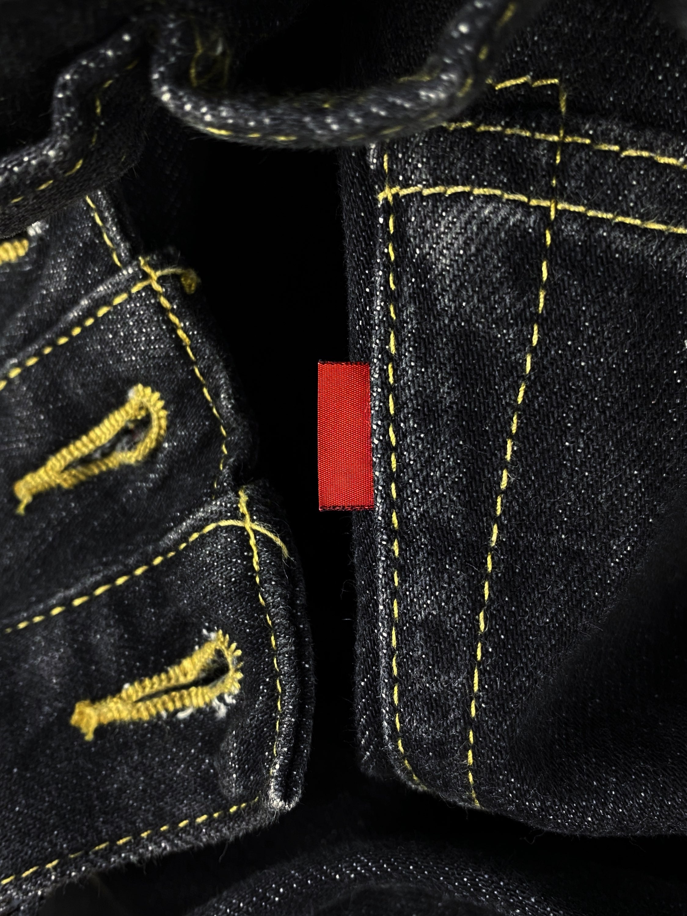FW12 Ganryu ‘Quintuple Waistband’ Stacked Wide Cut Denim