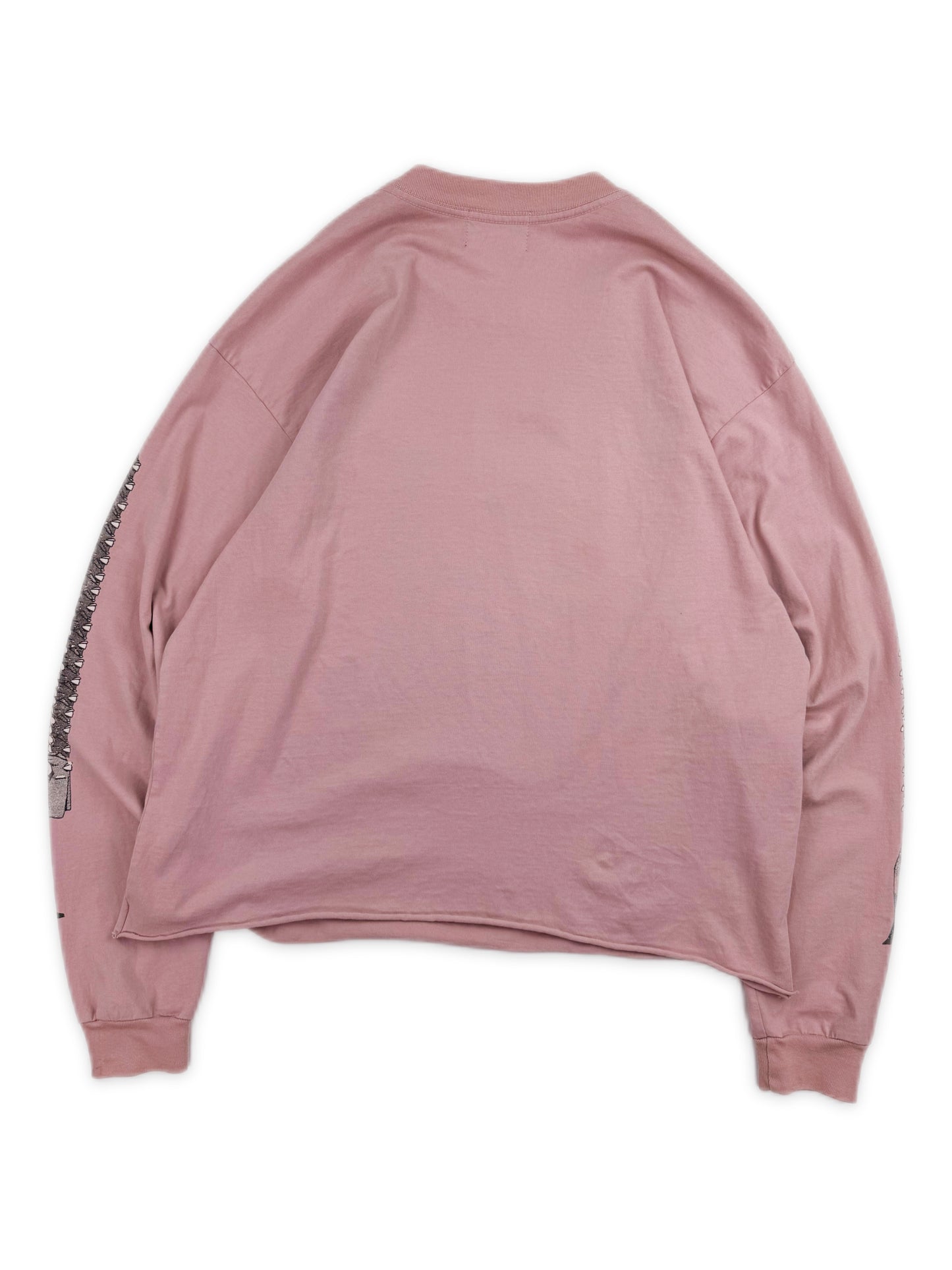 Enfants Riches Deprimes ‘Scan Reject’ Stripper Pink Cropped Long Sleeve Shirt
