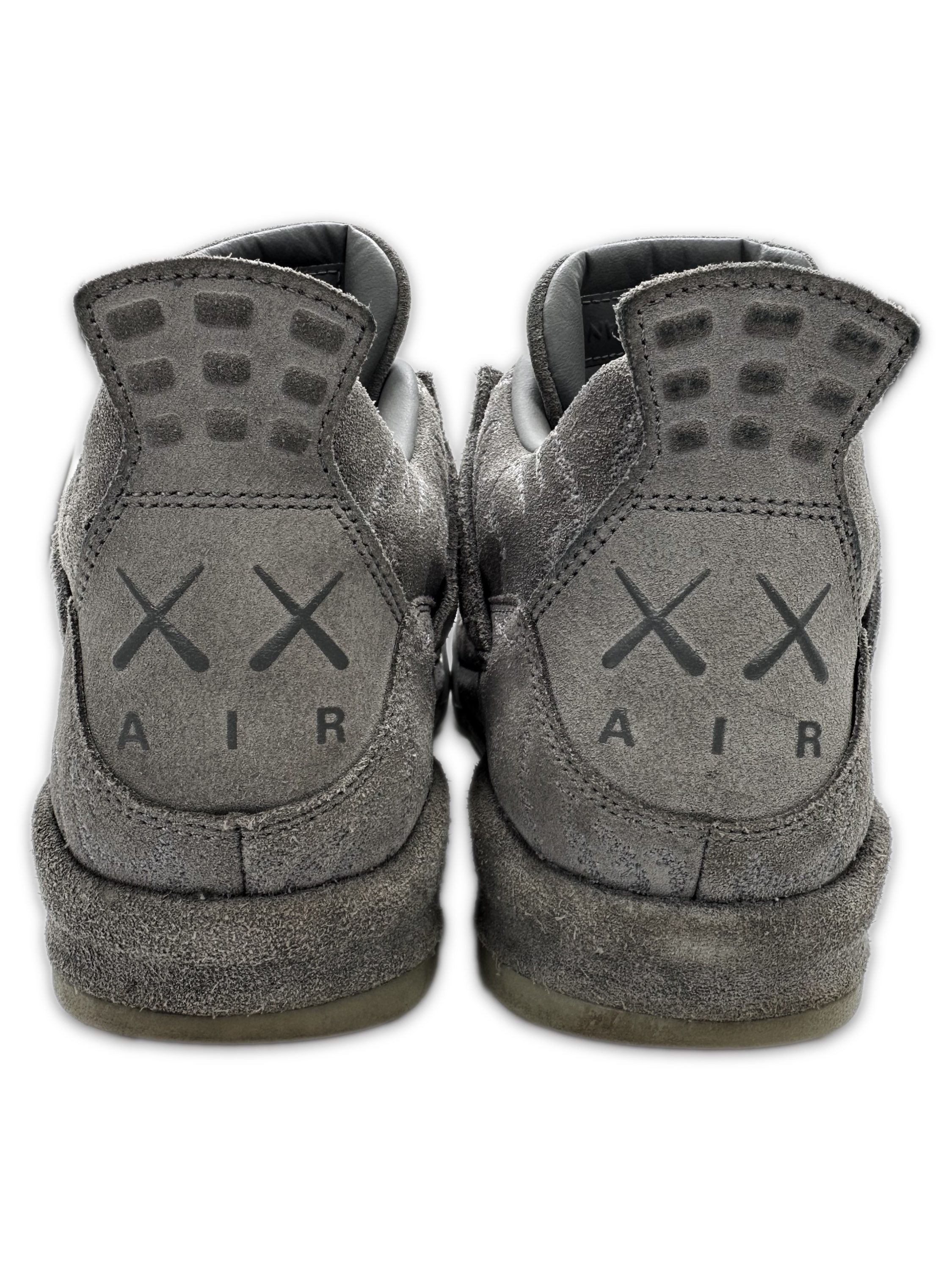 2017 KAWS x Air Jordan 4 Retro ‘Cool Grey’ Suede Sneakers