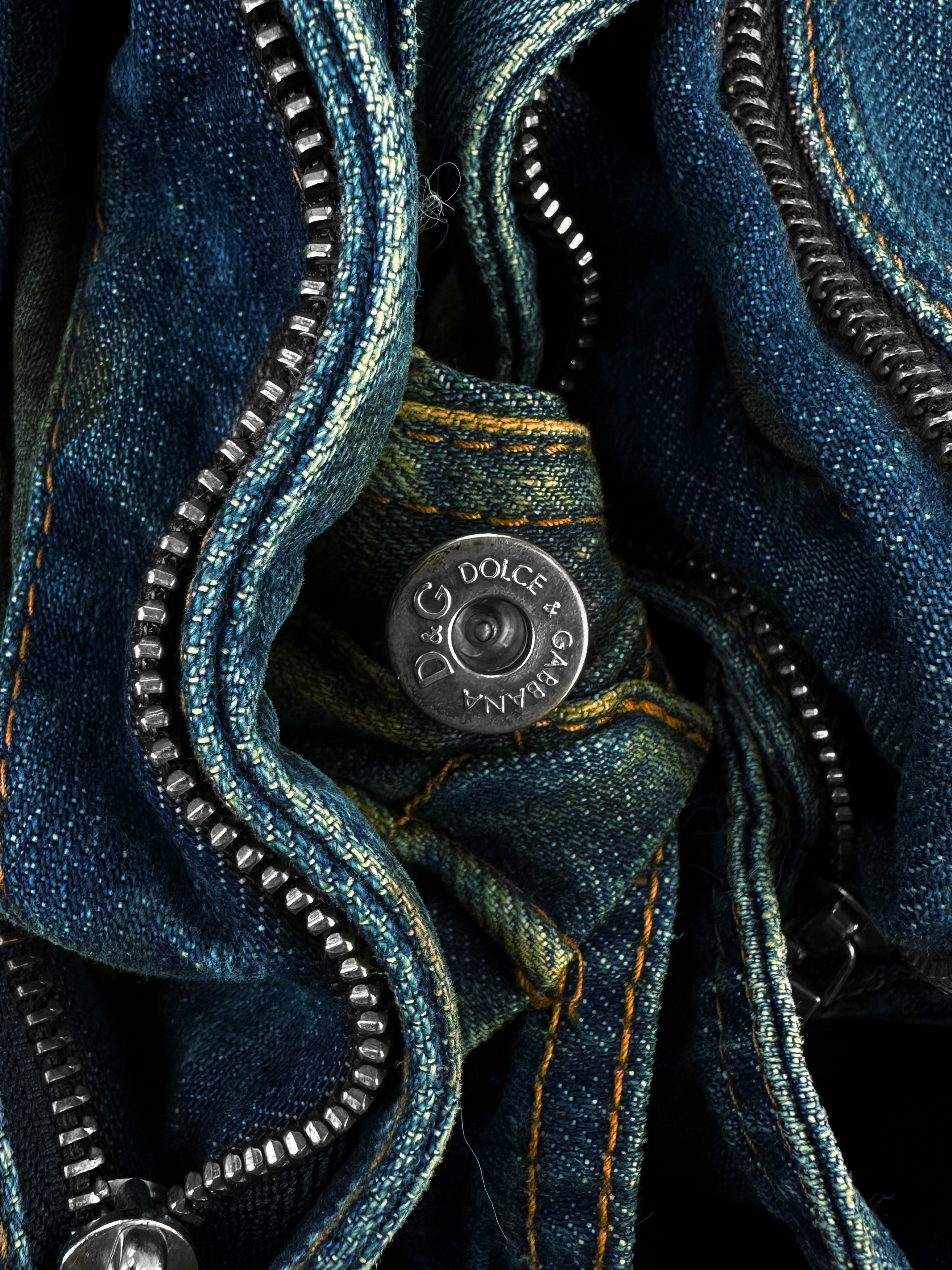 AW05 Dolce & Gabbana ‘3D’ Multi Pocket Reinforced Cargo Denim