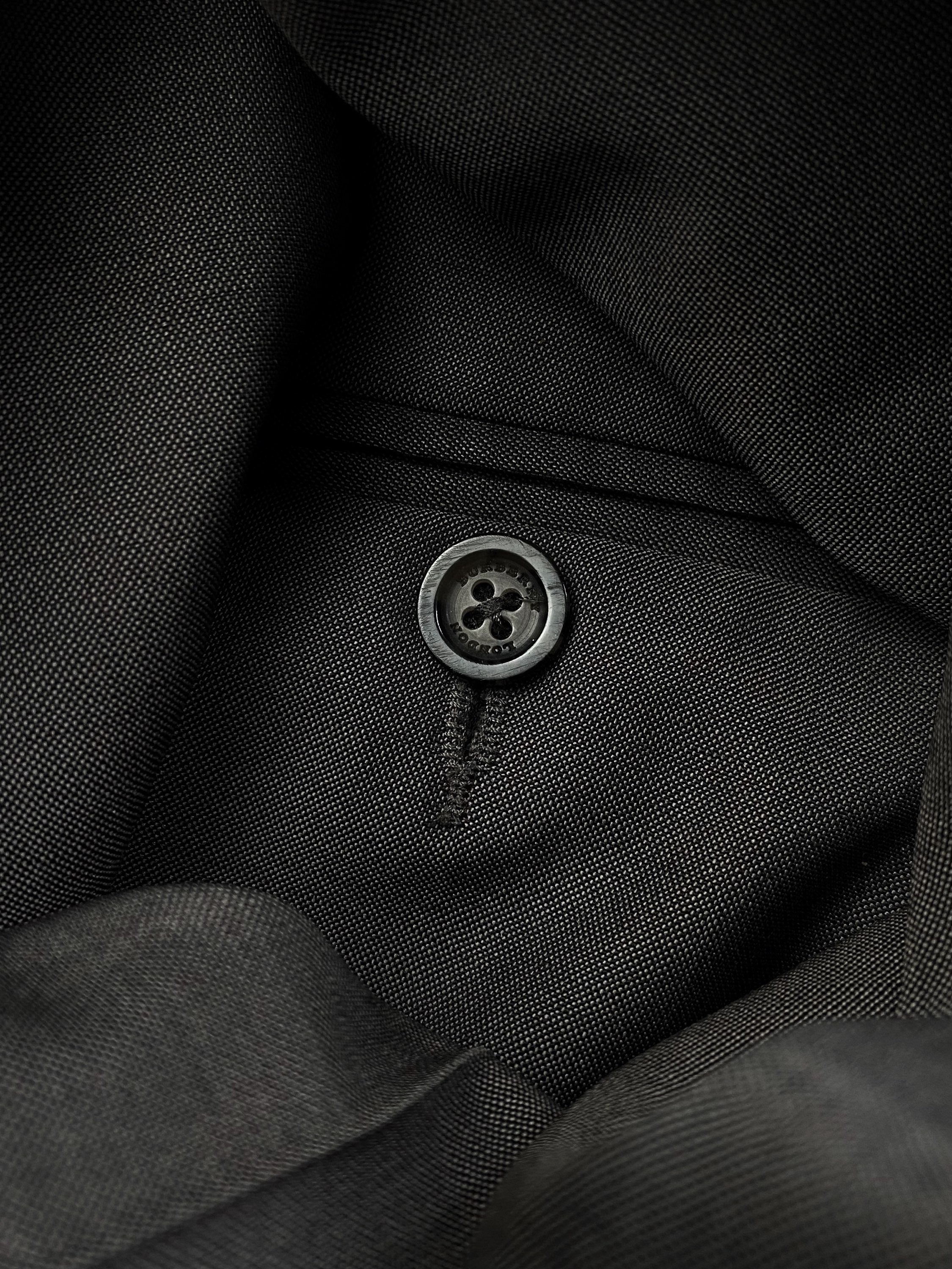 Burberry London Grey Essential Slim Cut Trousers