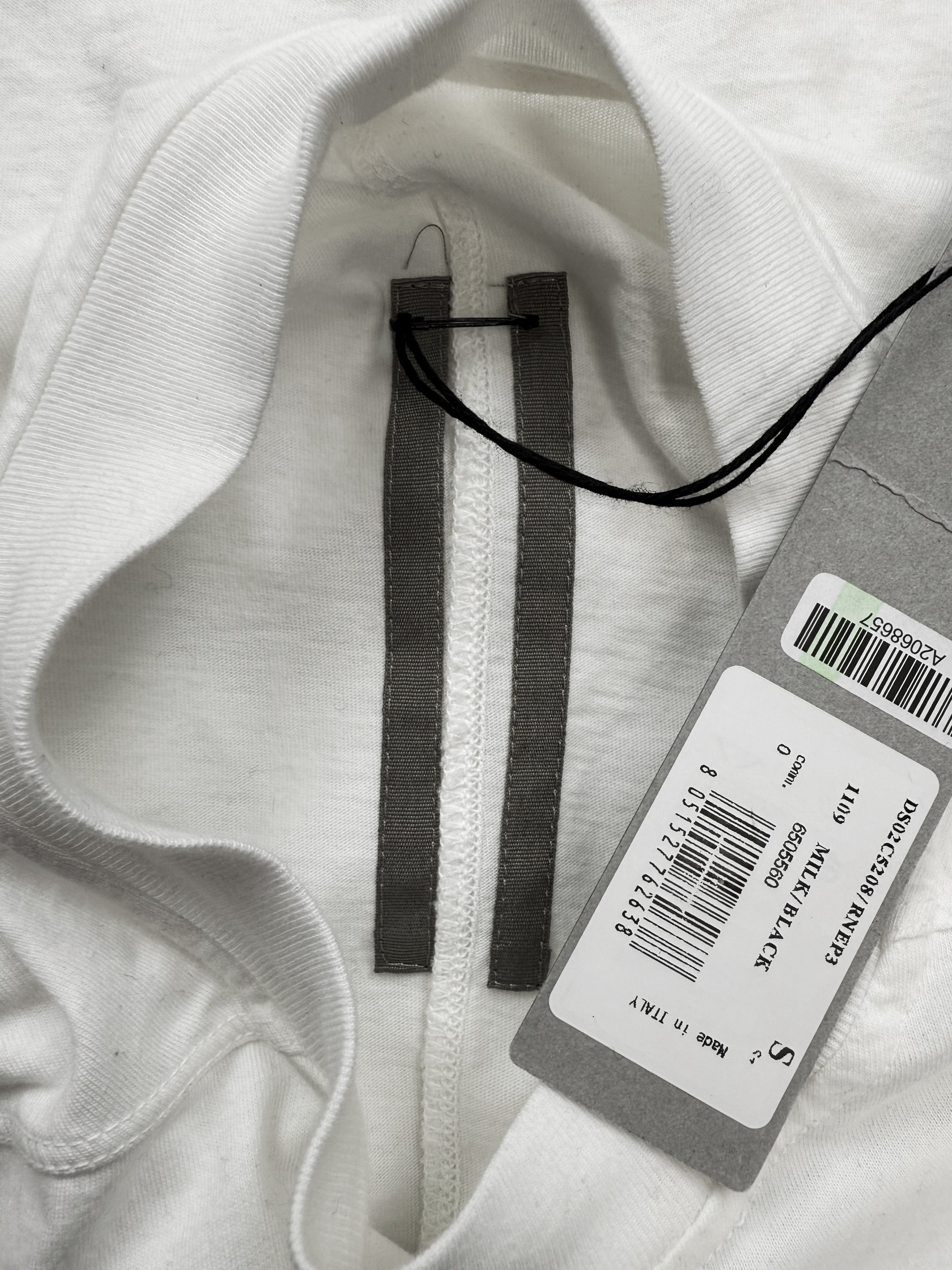 Rick Owens ‘Pentagram’ Graphic White Light Weight T-Shirt