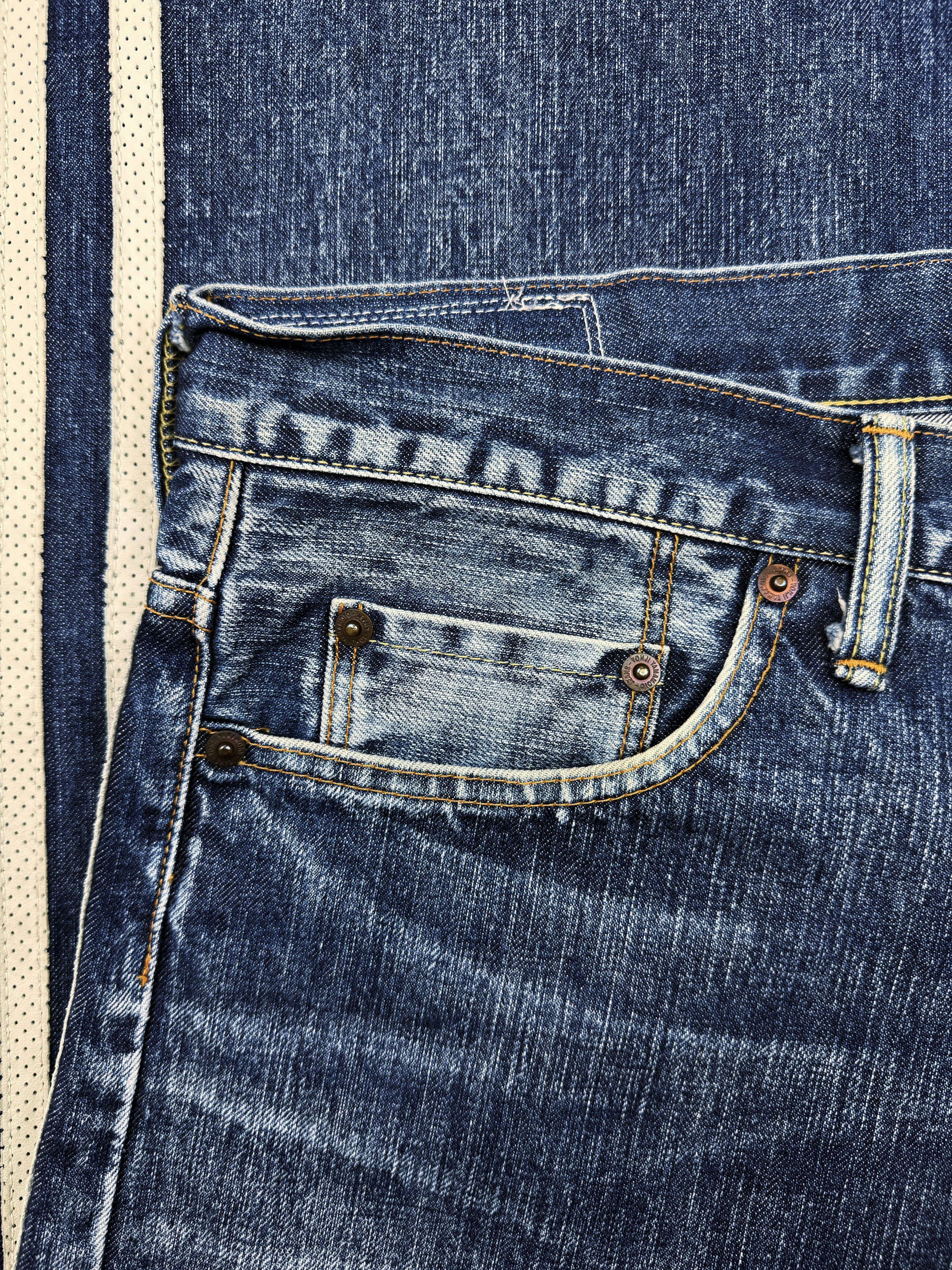 SS04 Yohji Yamamoto Y-3 x Adidas 100/100 Three Stripe Spotted Horse Denim