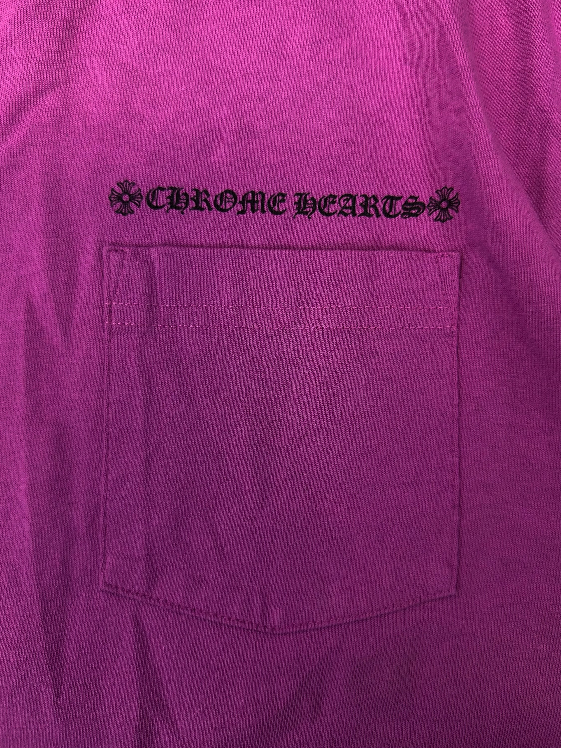 Chrome Hearts x Matty Boy ‘Spiderweb’ Purple Graphic T-Shirt