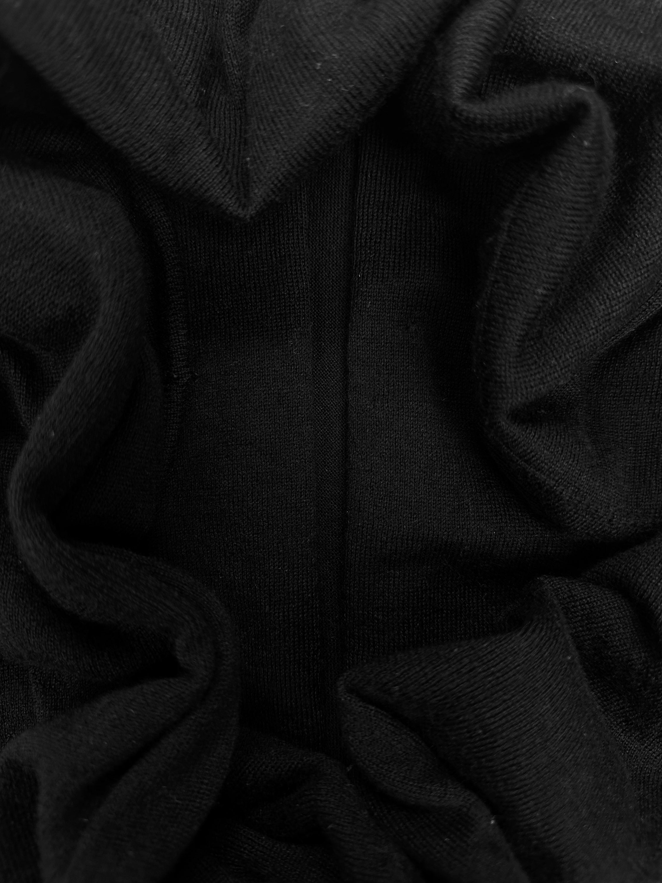 SS22 Rick Owens ‘Fogachine’ Asymmetric Seam Knitted Sweater