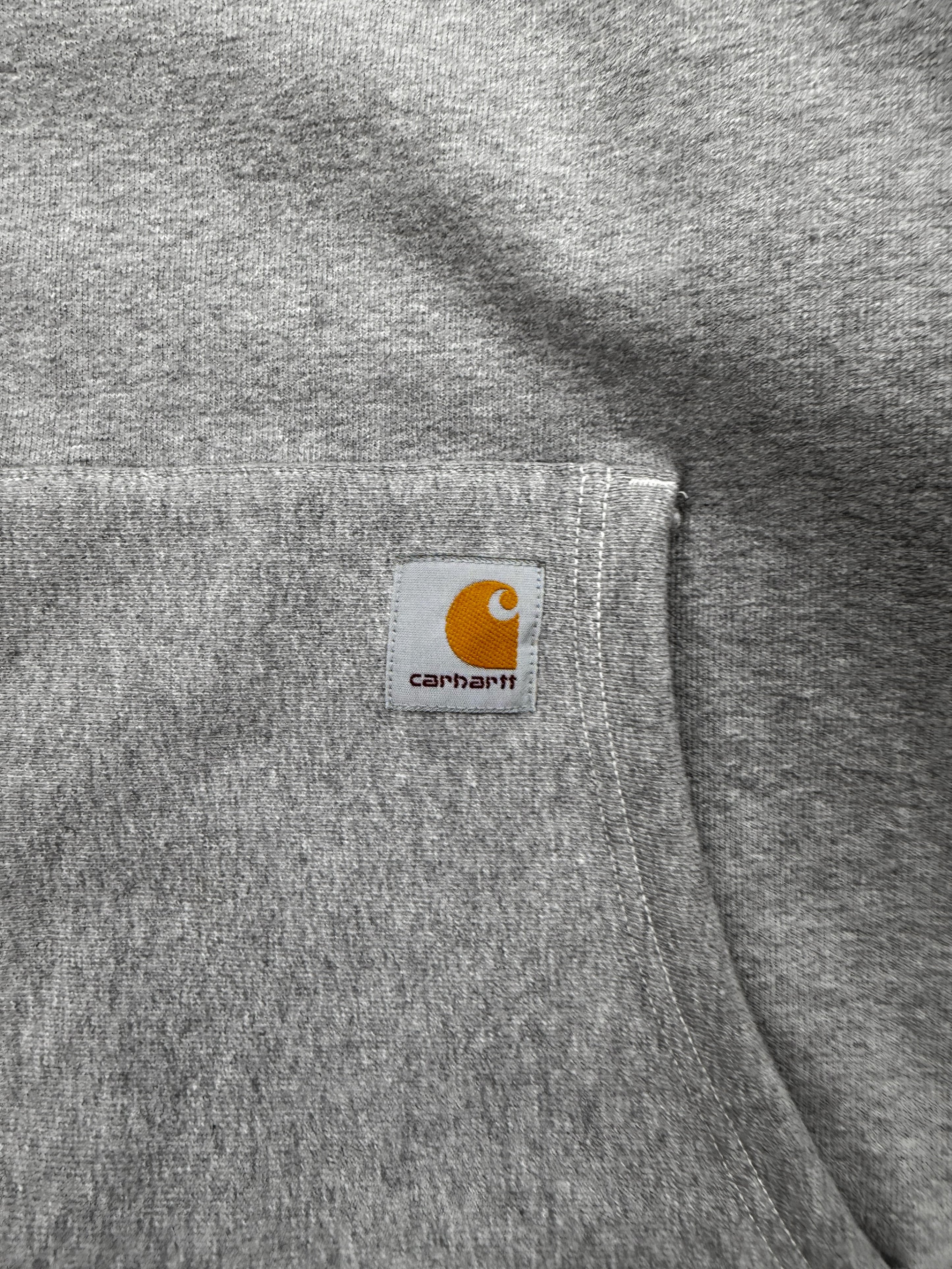 SS24 Junya Watanabe x Carhartt ‘Still’ Script Heather Grey Hoodie