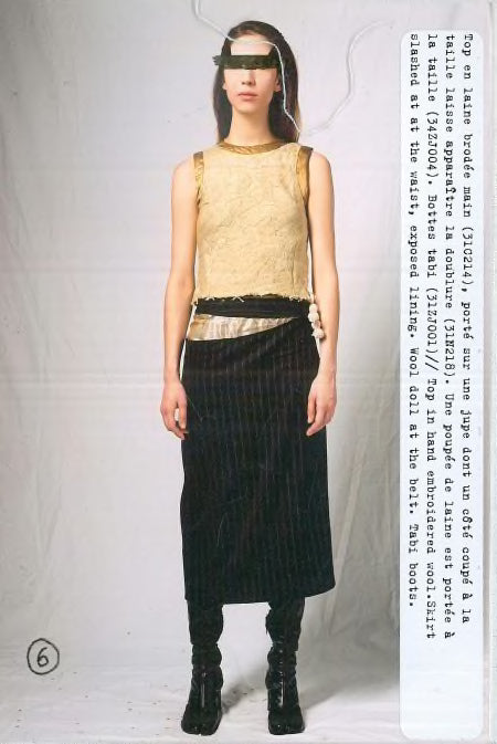 AW05 Maison Margiela Artisanal ‘Voodoo’ Doll Knitted Pendant