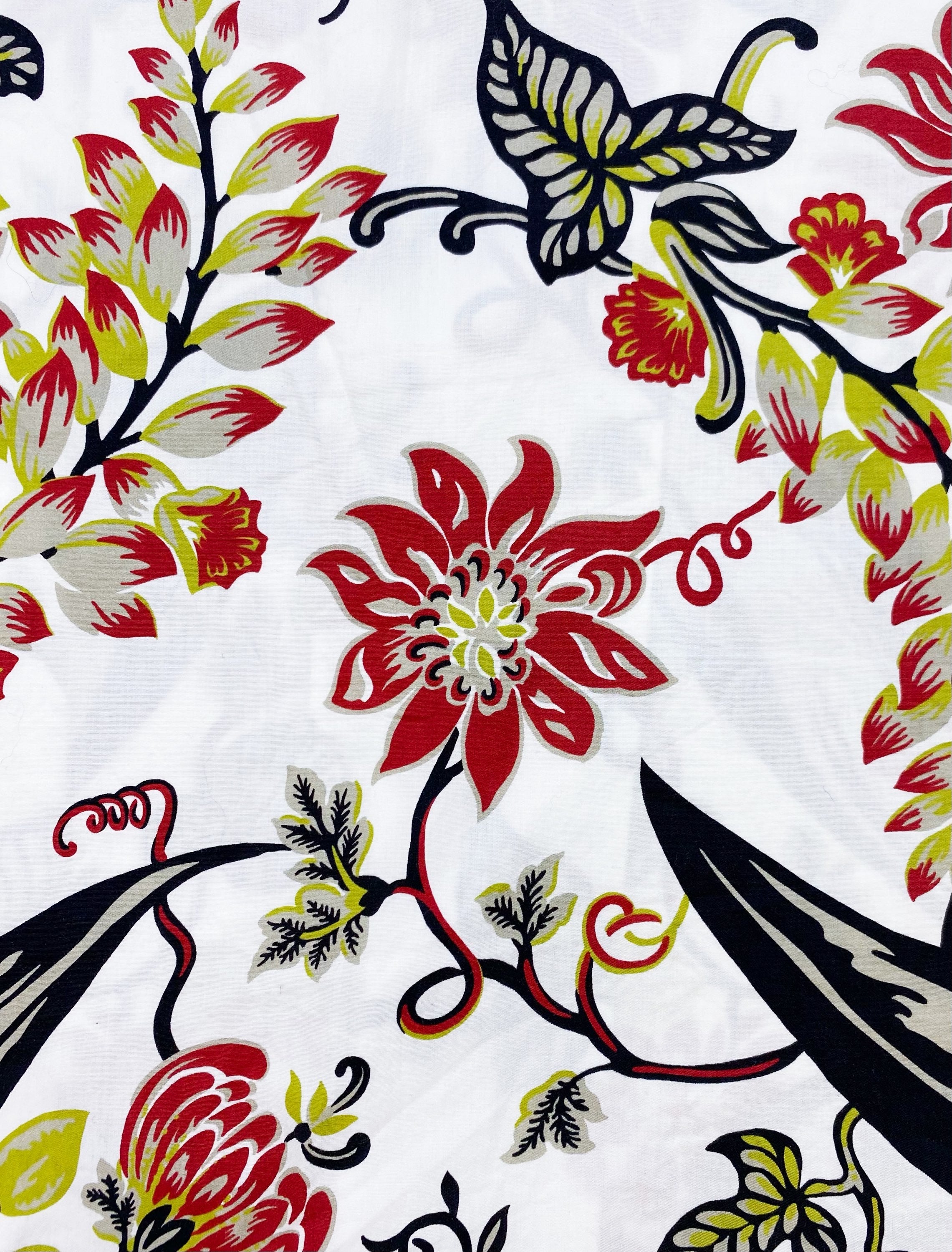 SS19 Prada Floral Poplin Graphic Camp Collar Button Up Shirt