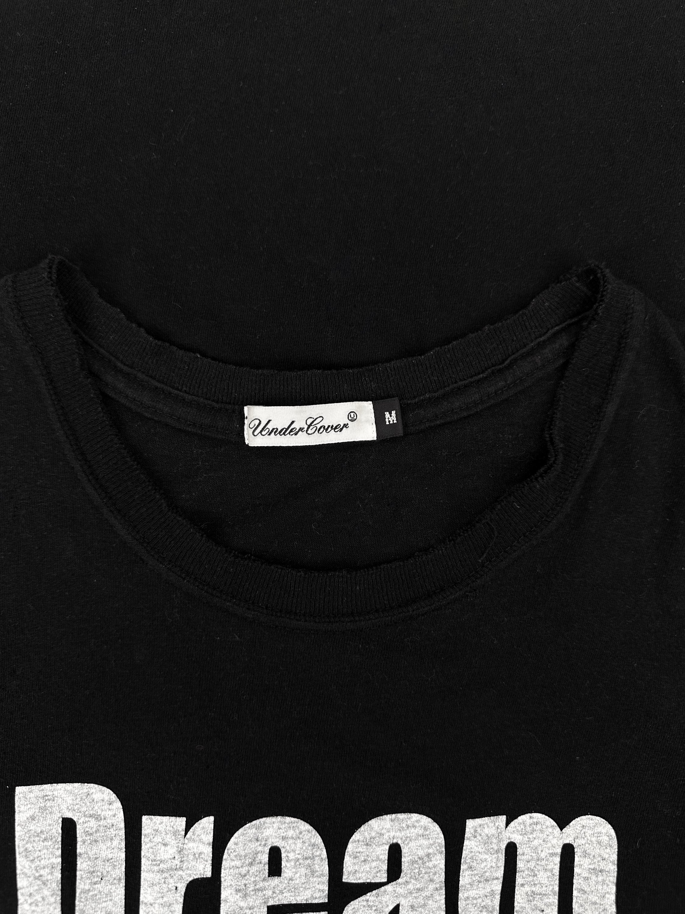 00s Undercover ‘Dream is Over’ Black Slogan Tank-top