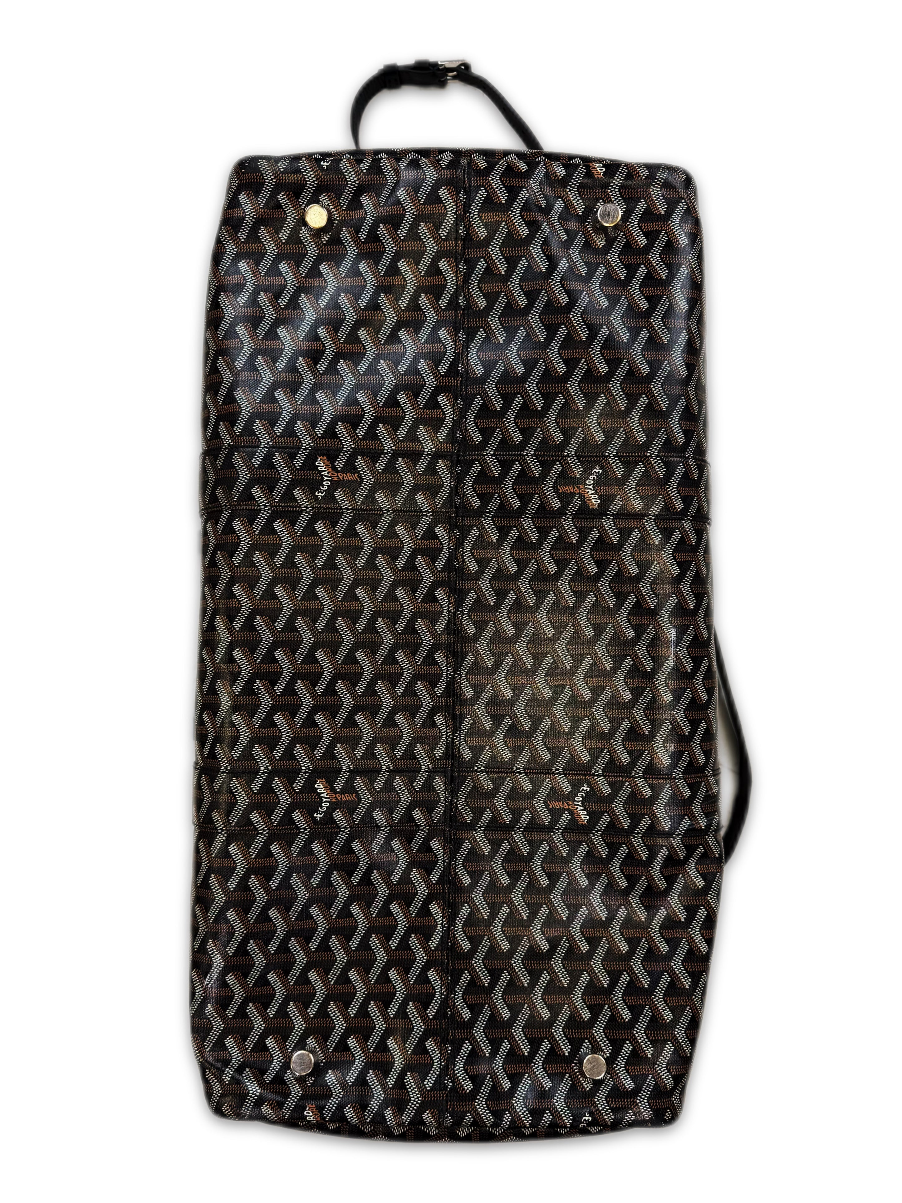 Goyard Croisiere 50 Goyardine Leather Duffle Bag