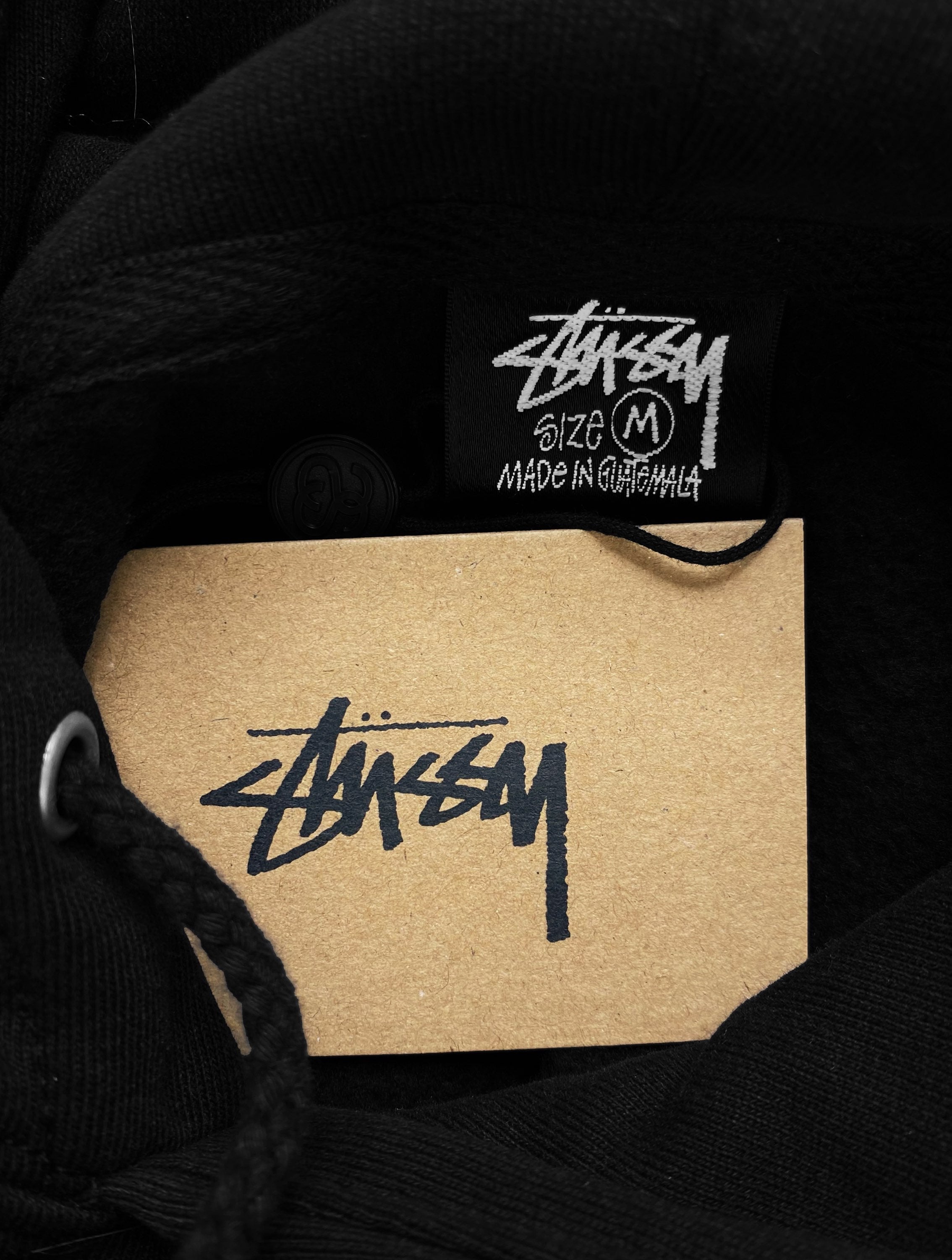 Stüssy 8 Ball Graphic Black Heavy Weight Hoodie