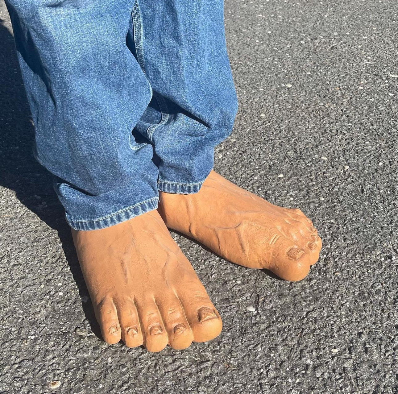 2021 Imran Potato ‘Caveman’ Rubberized Padded Feet Slippers
